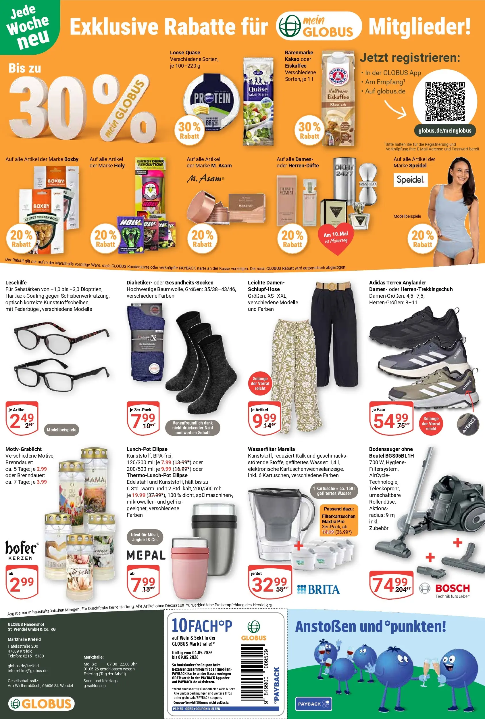 Globus Prospekt Krefeld	 (ab 03.05.2026) » Angebote online | Seite: 31 | Produkte: Energy, Joghurt, Wein, Telefon