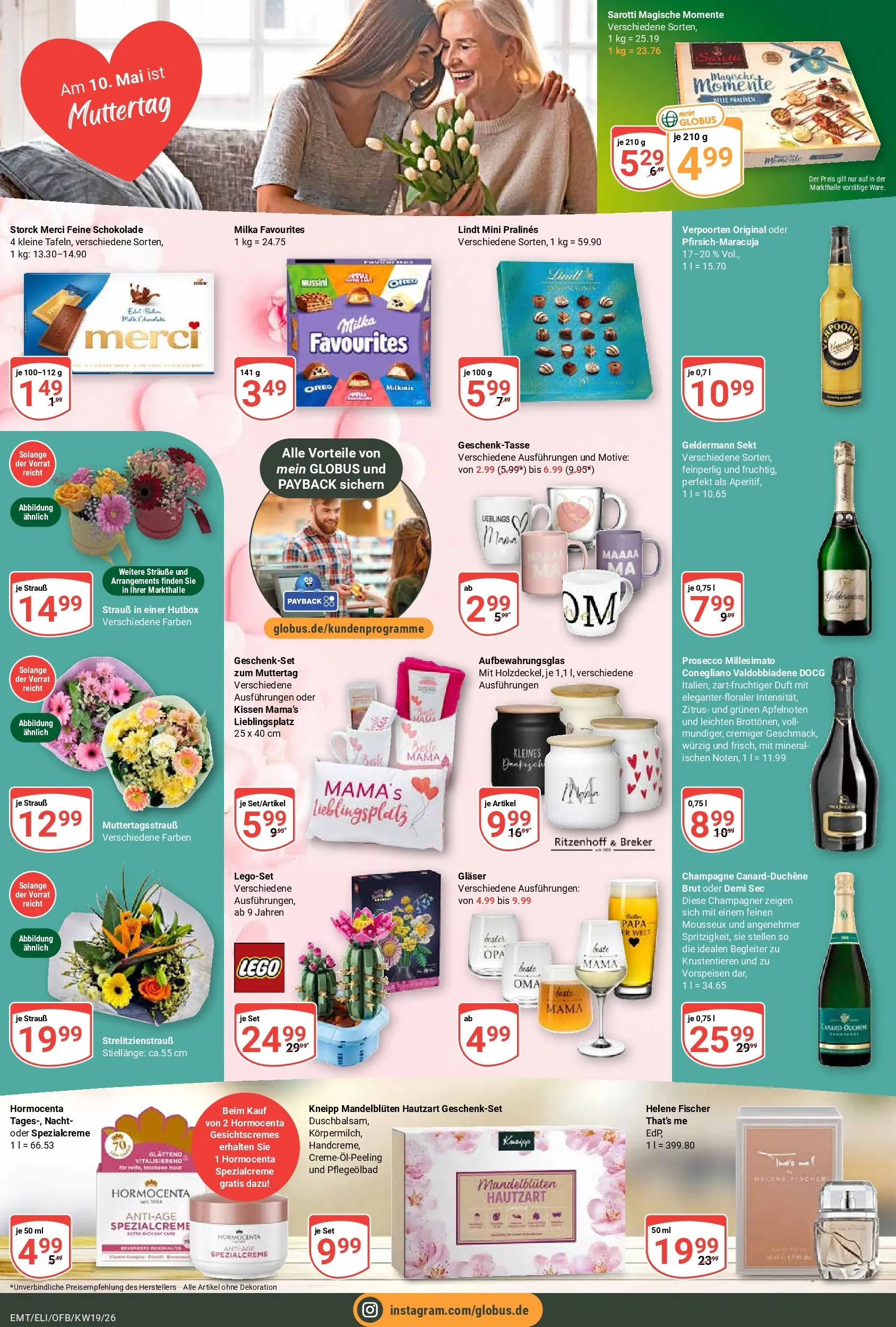 Globus Prospekt Mittelhausen	 (ab 04.05.2026) » Angebote online | Seite: 8 | Produkte: Kissen, Schokolade, Duft, Lindt