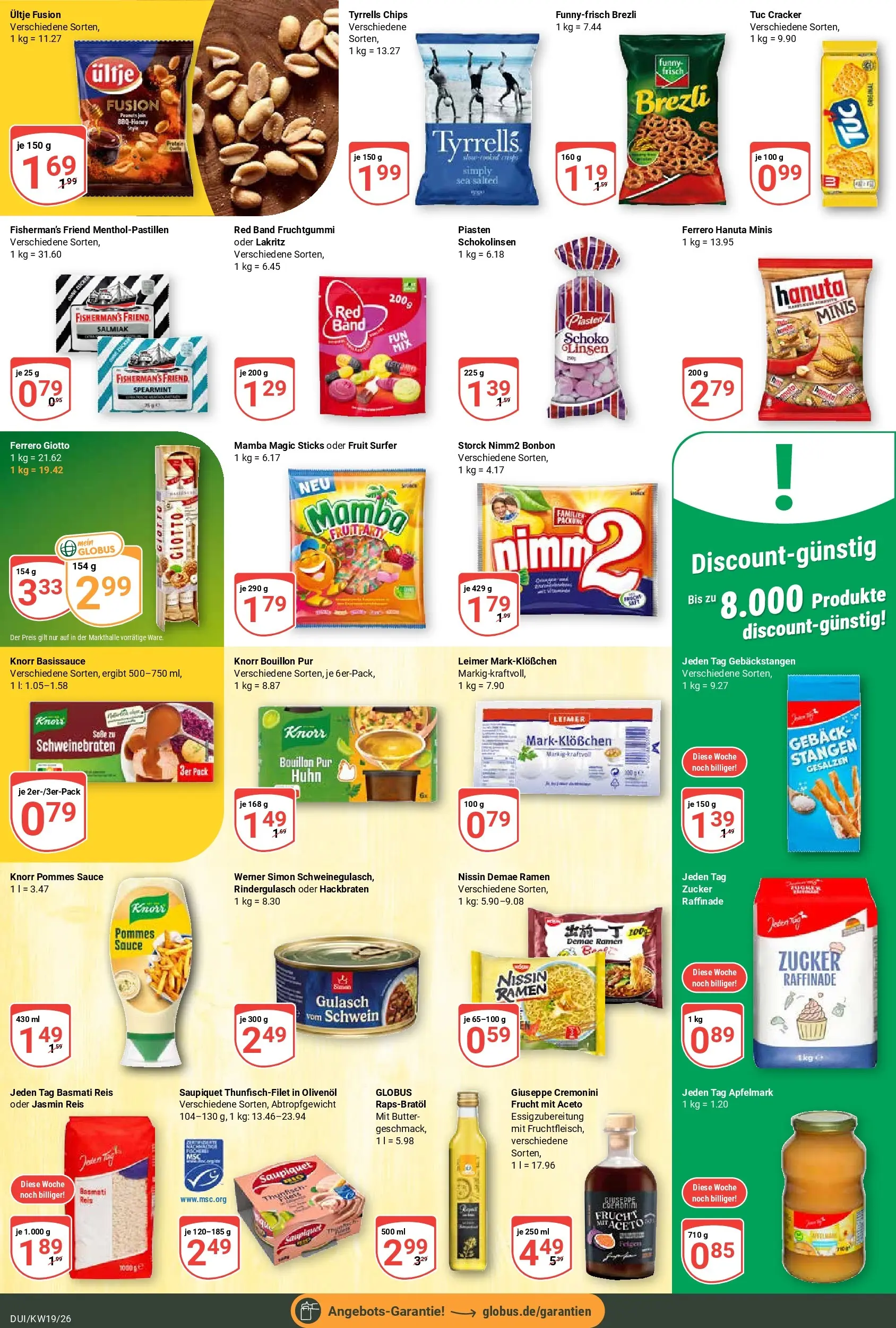 Globus Prospekt Duisburg	 (ab 04.05.2026) » Angebote online | Seite: 17 | Produkte: Knorr, Gulasch, Zucker, Reis