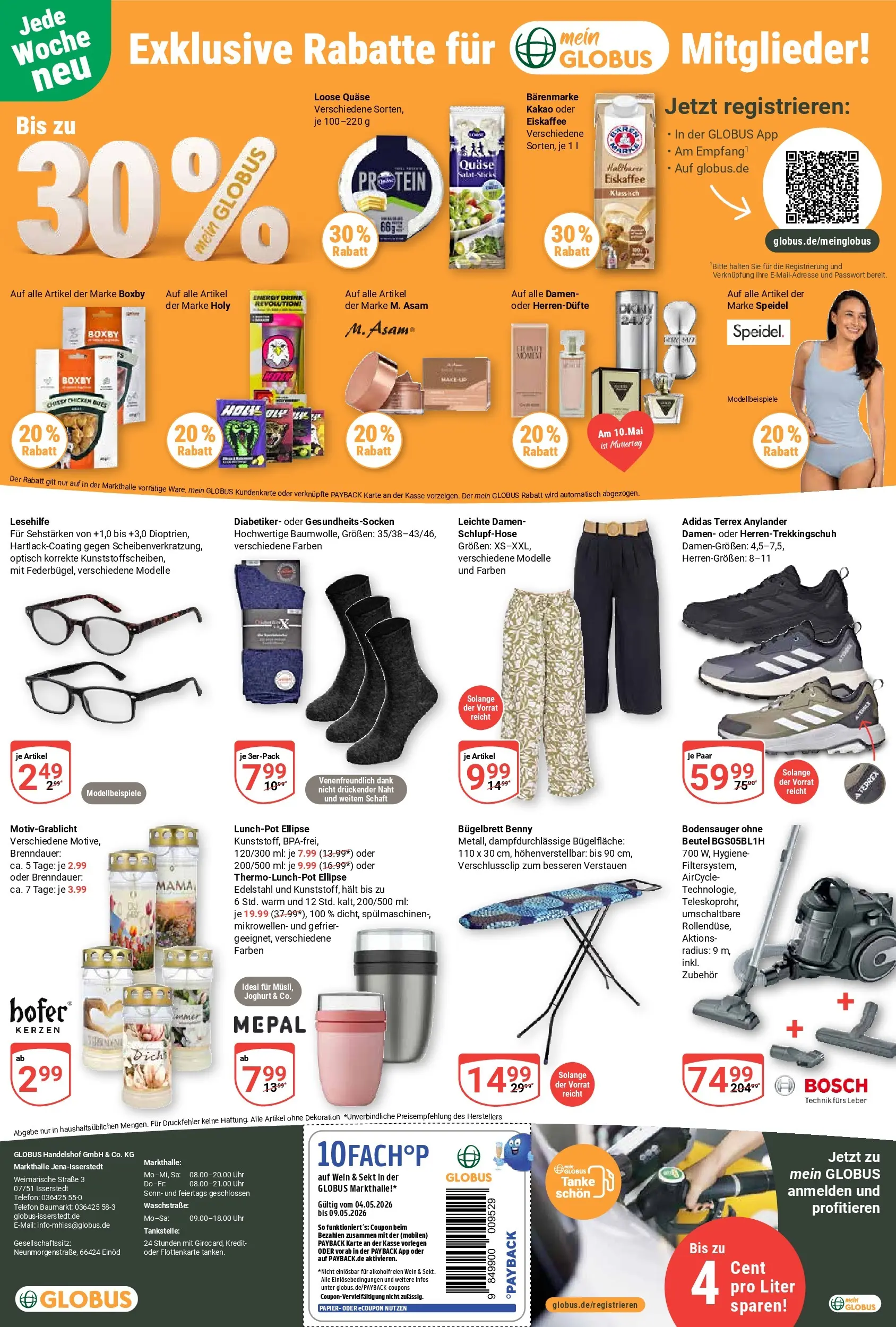 Globus Prospekt Isserstedt	 (ab 04.05.2026) » Angebote online | Seite: 28 | Produkte: Energy, Joghurt, Wein, Uhr