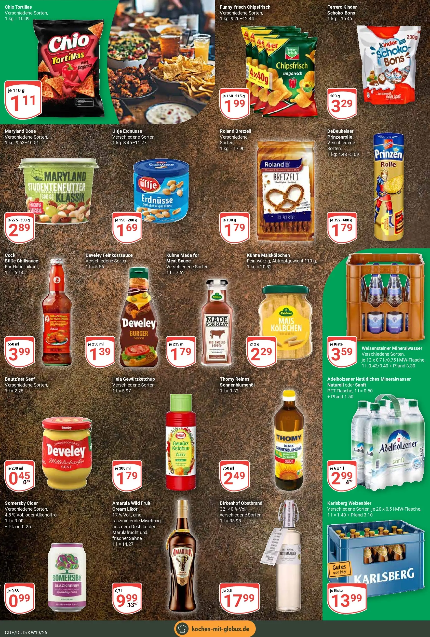 Globus Prospekt Saarbrücken-Dudweiler	 (ab 03.05.2026) » Angebote online | Seite: 5 | Produkte: Ultje erdnusse, Likör, Mineralwasser, Paprika