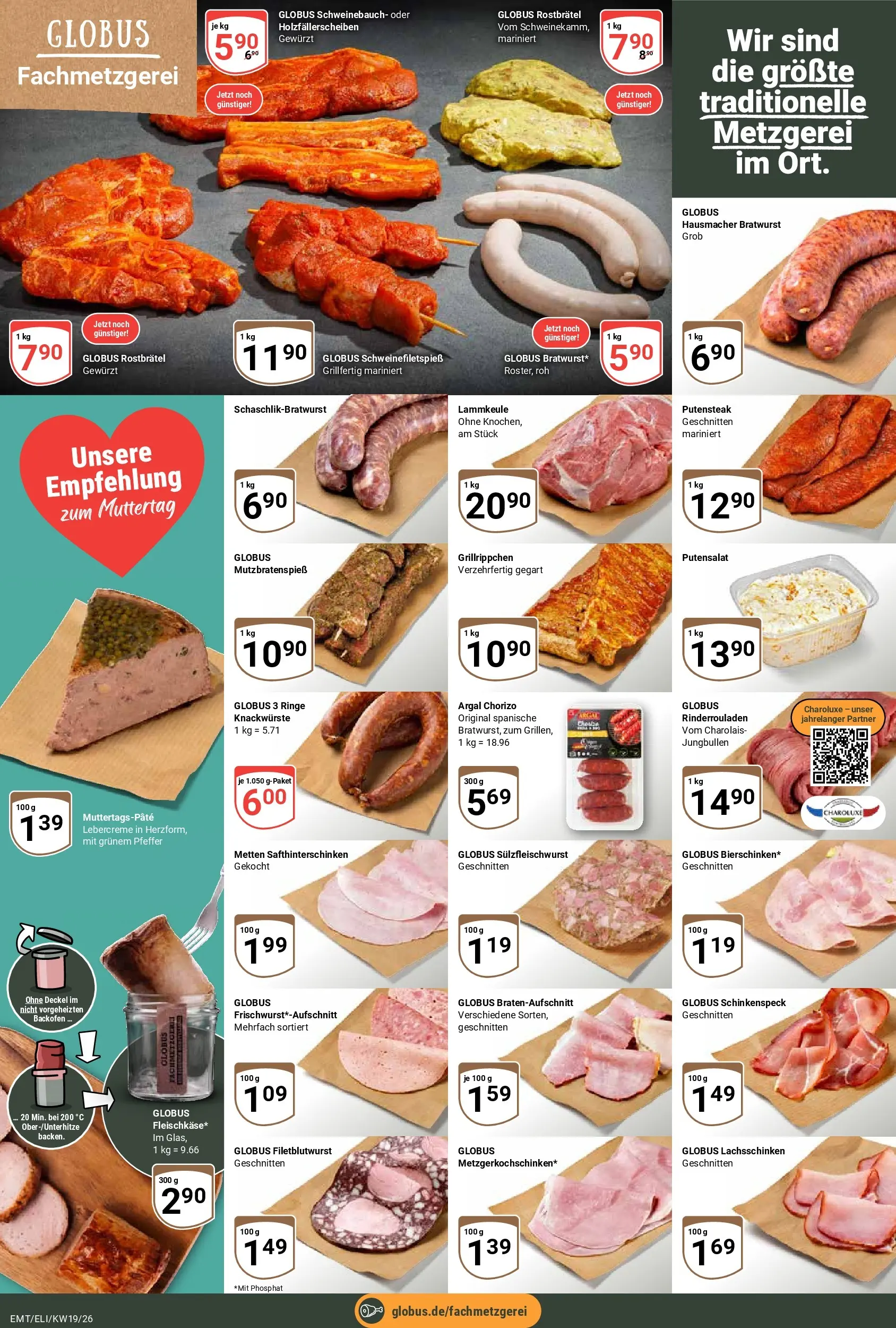 Globus Prospekt Mittelhausen	 (ab 04.05.2026) » Angebote online | Seite: 11 | Produkte: Lammkeule, Schweinebauch, Pfeffer, Backofen