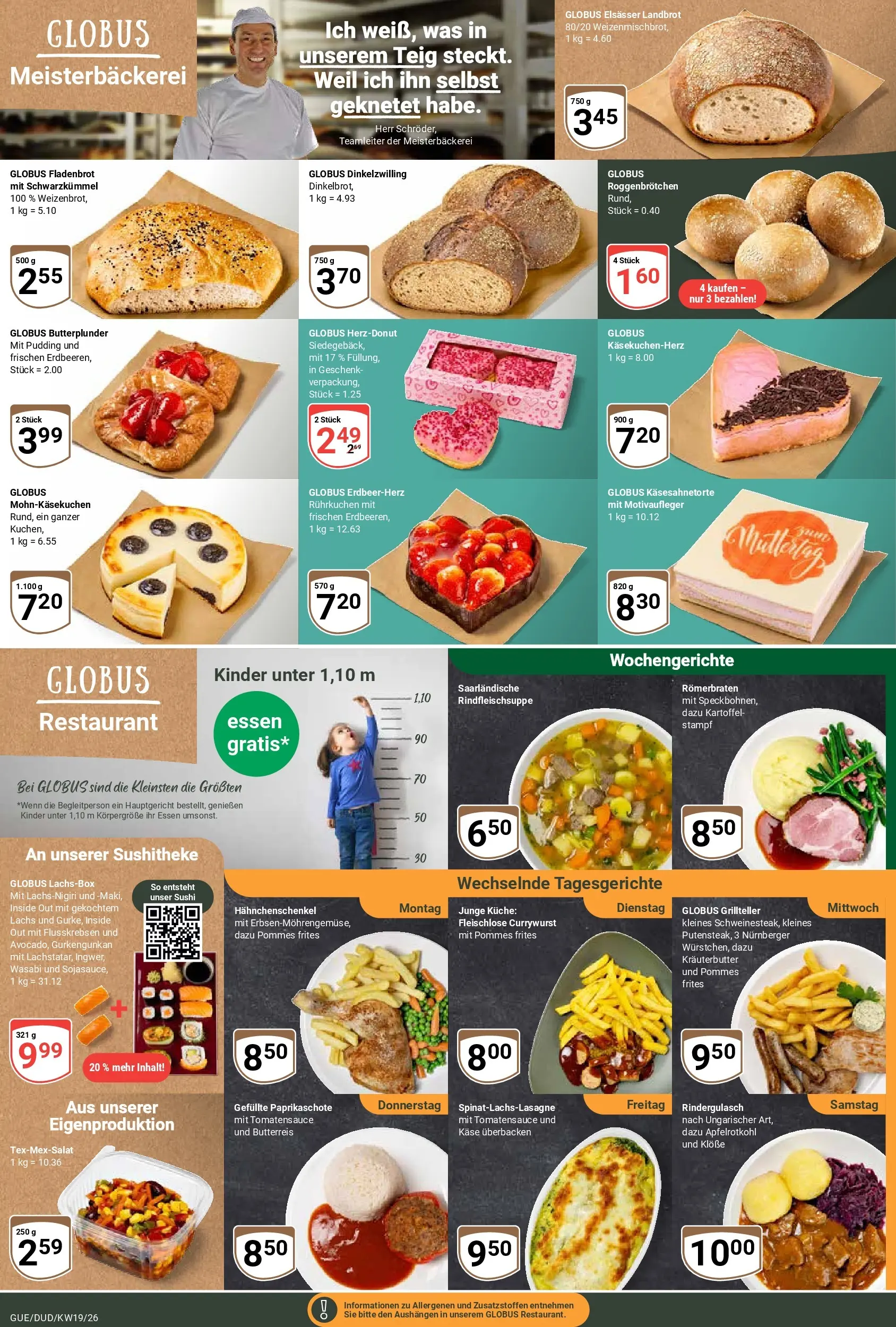 Globus Prospekt Saarbrücken-Dudweiler	 (ab 03.05.2026) » Angebote online | Seite: 7 | Produkte: Käse, Pommes, Kräuterbutter, Lachs