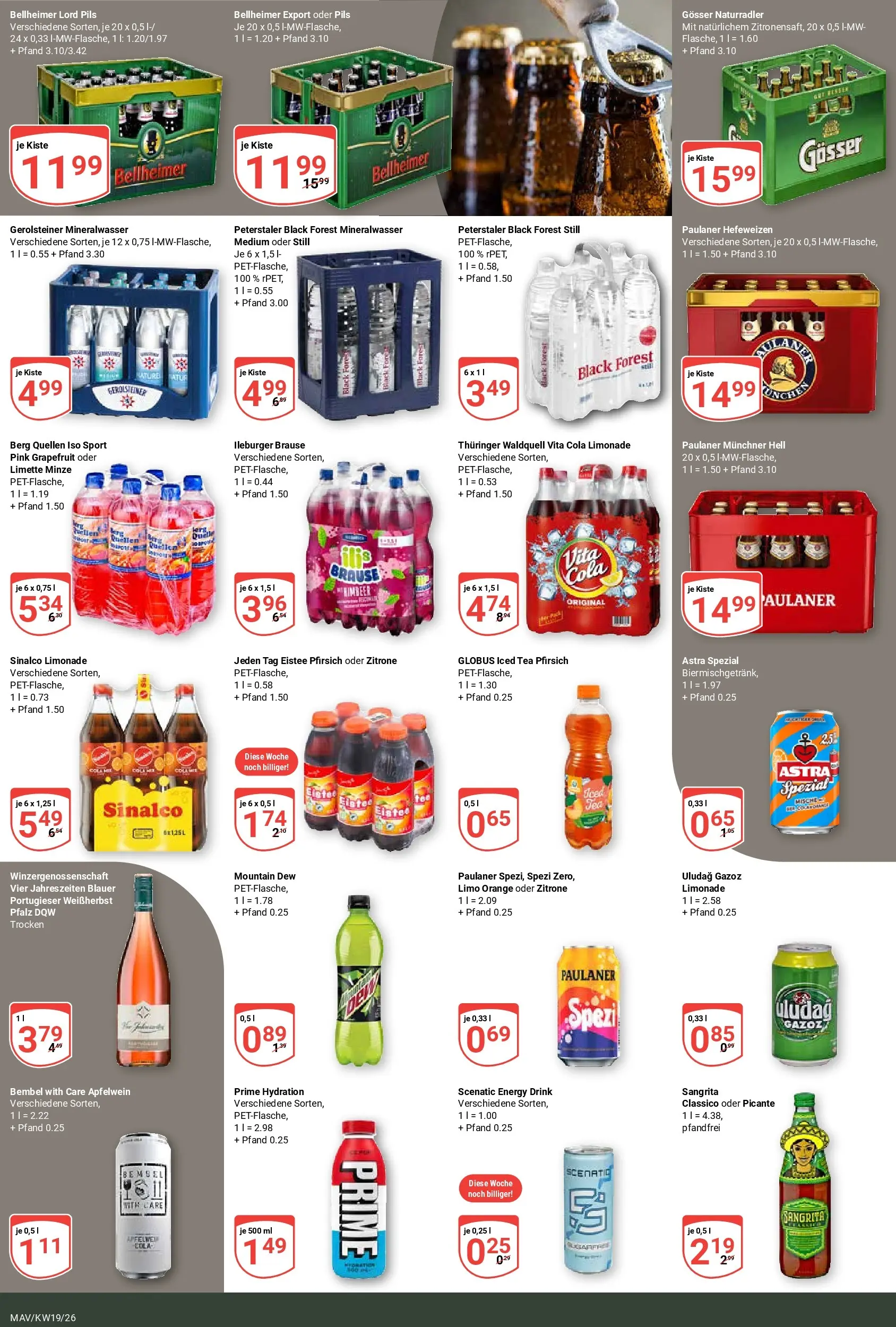 Globus Prospekt Mannheim	 (ab 04.05.2026) » Angebote online | Seite: 19 | Produkte: Energy, Astra, Pfirsich, Limette
