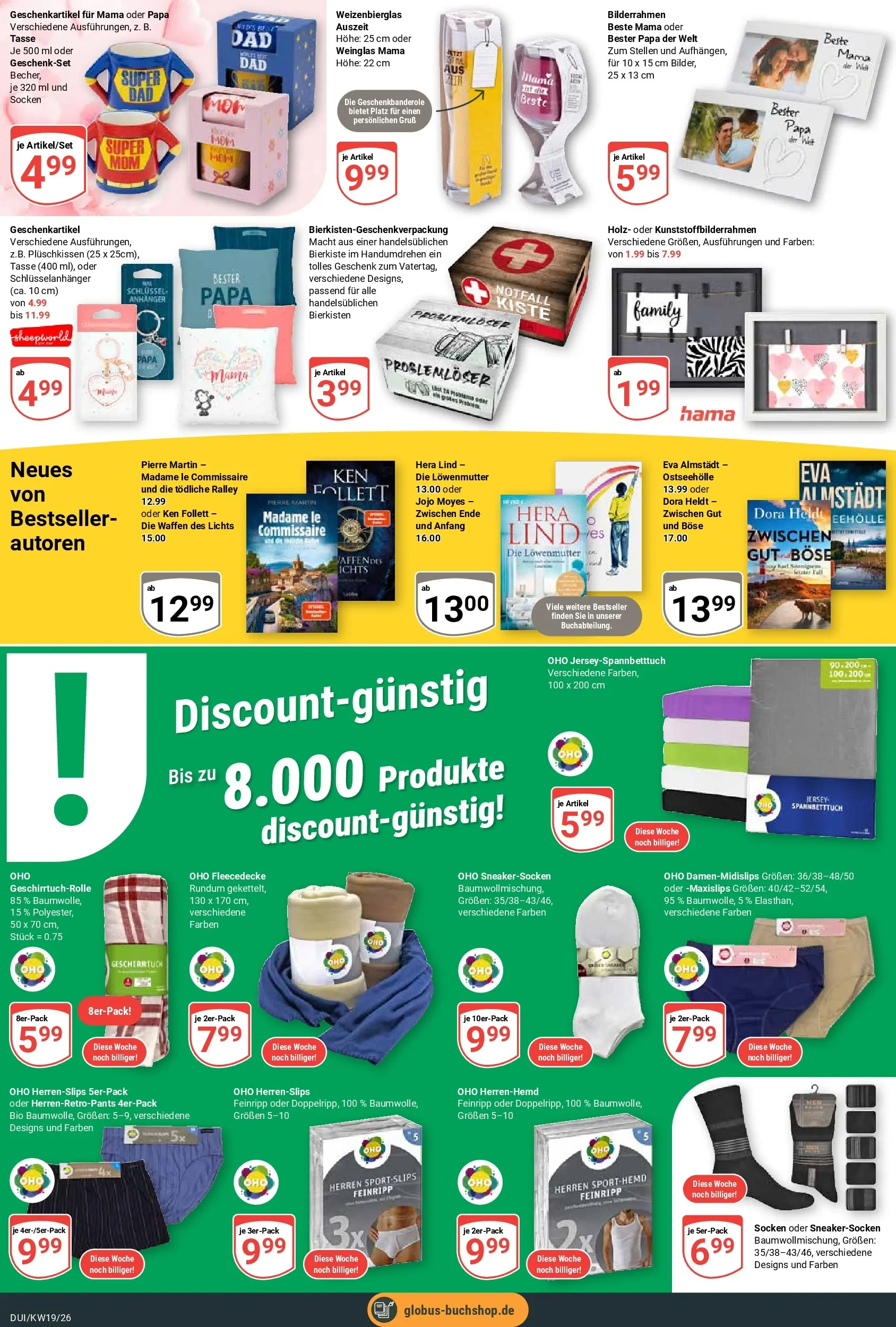 Globus Prospekt Duisburg	 (ab 04.05.2026) » Angebote online | Seite: 23 | Produkte: Socken, Bilderrahmen