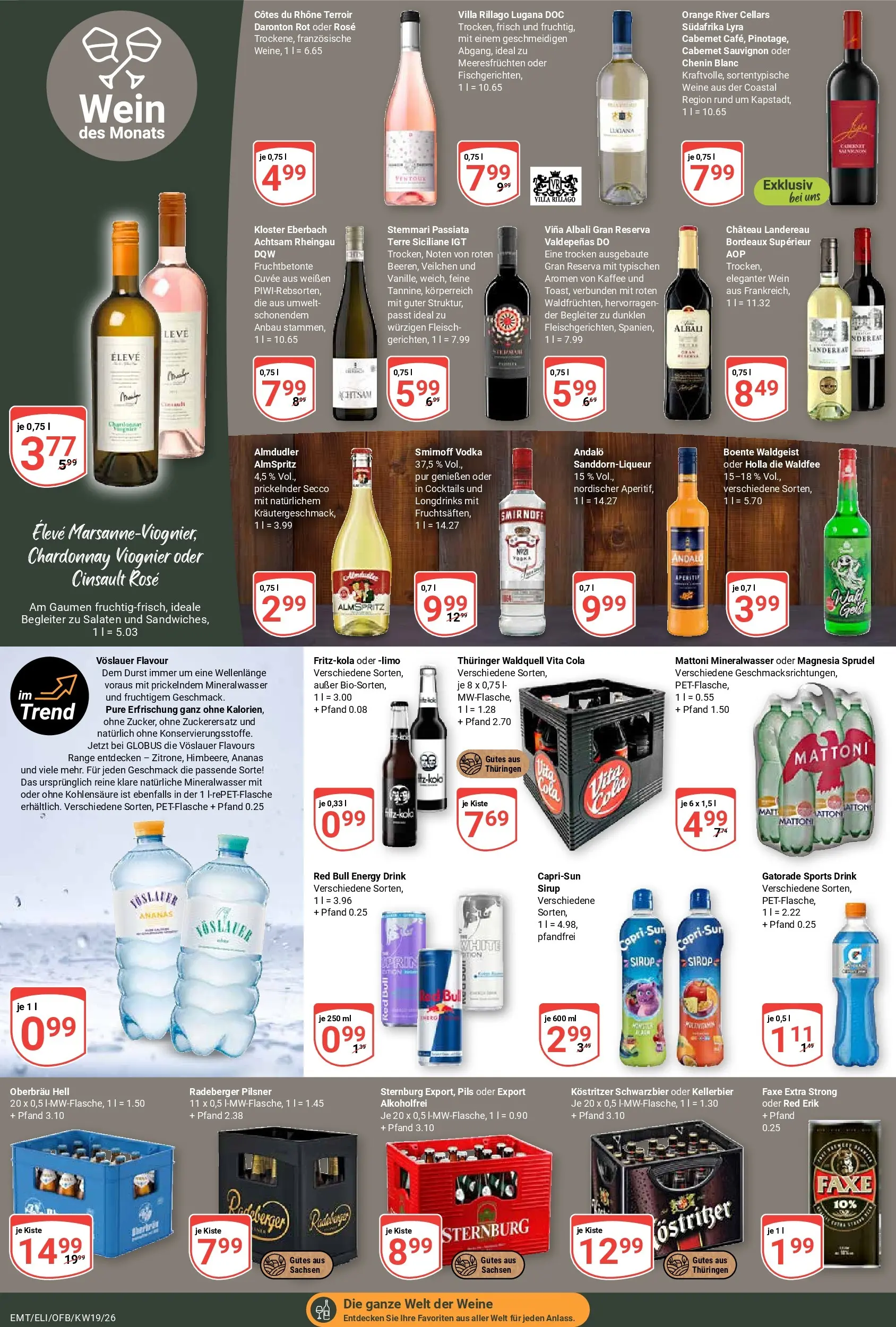 Globus Prospekt Mittelhausen	 (ab 04.05.2026) » Angebote online | Seite: 18 | Produkte: Cola, Energy, Kaffee, Fleisch