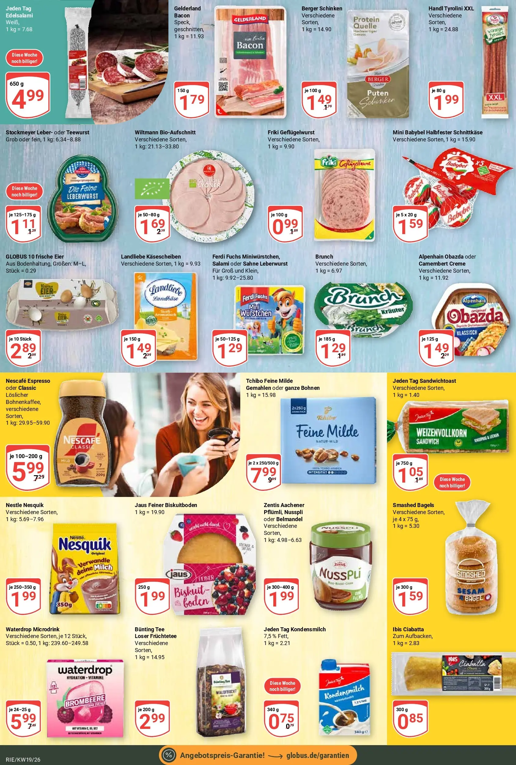 Globus Prospekt Bochum-Riemke	 (ab 04.05.2026) » Angebote online | Seite: 12 | Produkte: Nescafe, Milch, Schinken, Sahne