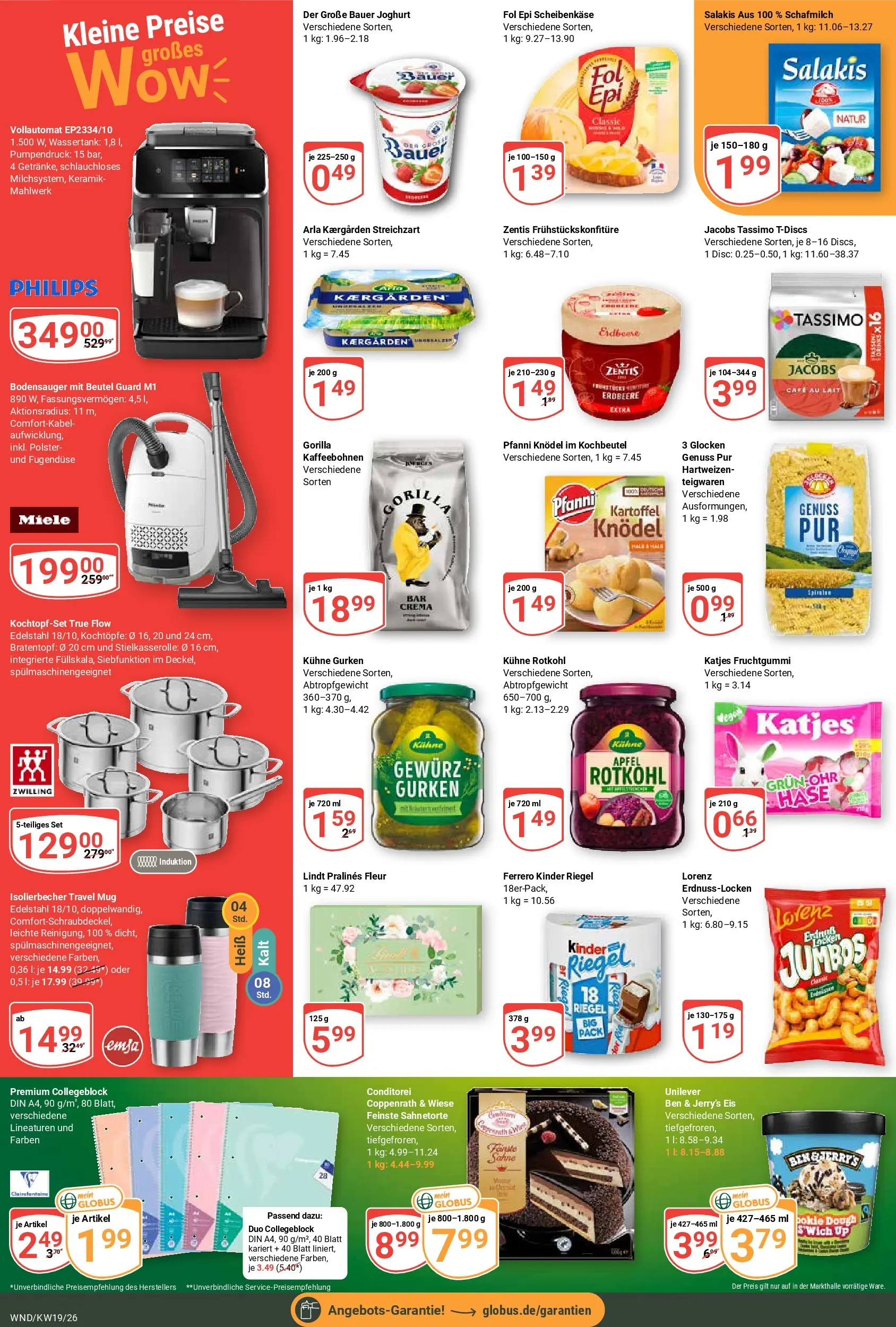 Globus Prospekt St. Wendel	 (ab 04.05.2026) » Angebote online | Seite: 6 | Produkte: Philips, Bauer joghurt, Sahne, Eis