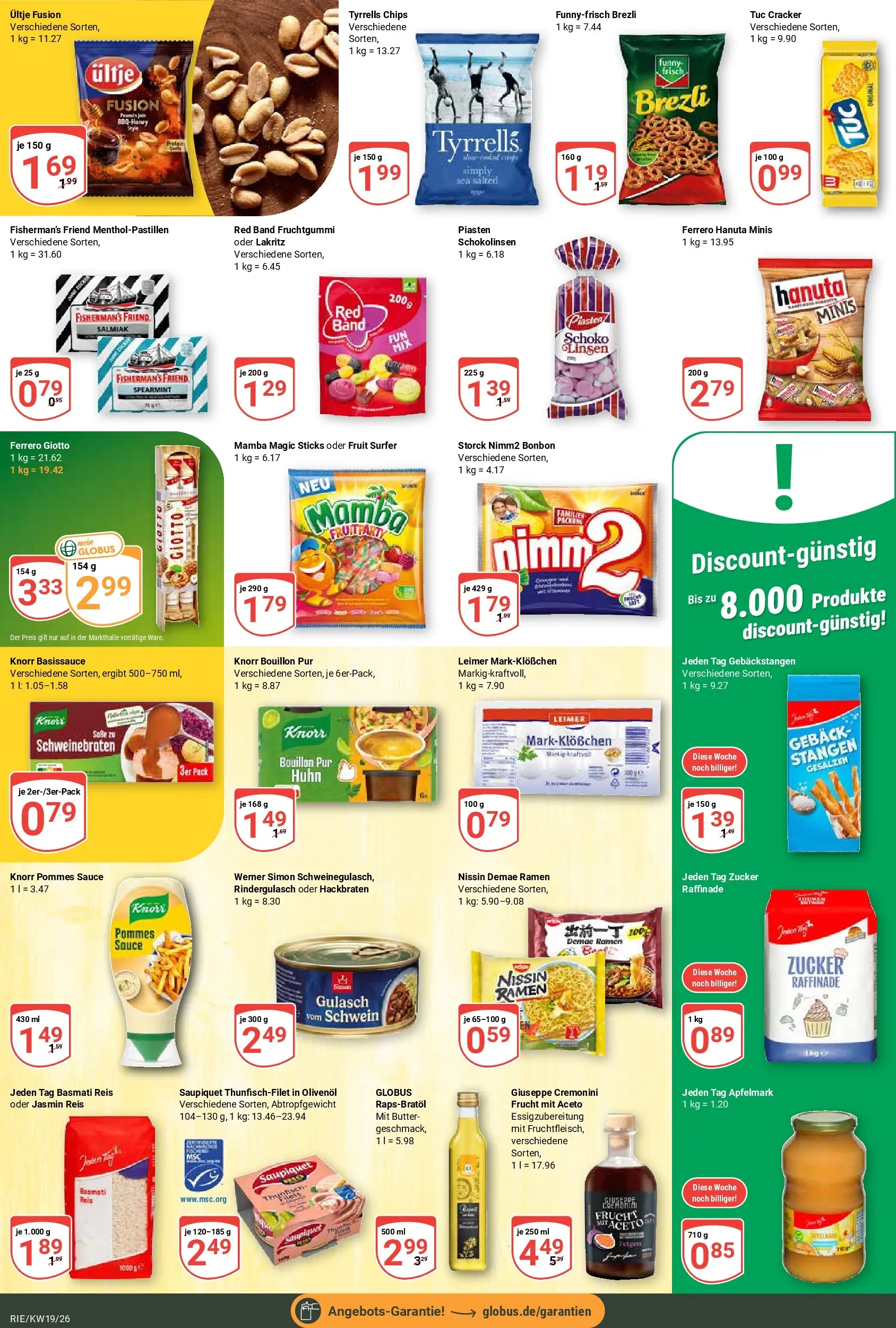 Globus Prospekt Bochum-Riemke	 (ab 04.05.2026) » Angebote online | Seite: 15 | Produkte: Rindergulasch, Butter, Knorr, Gulasch