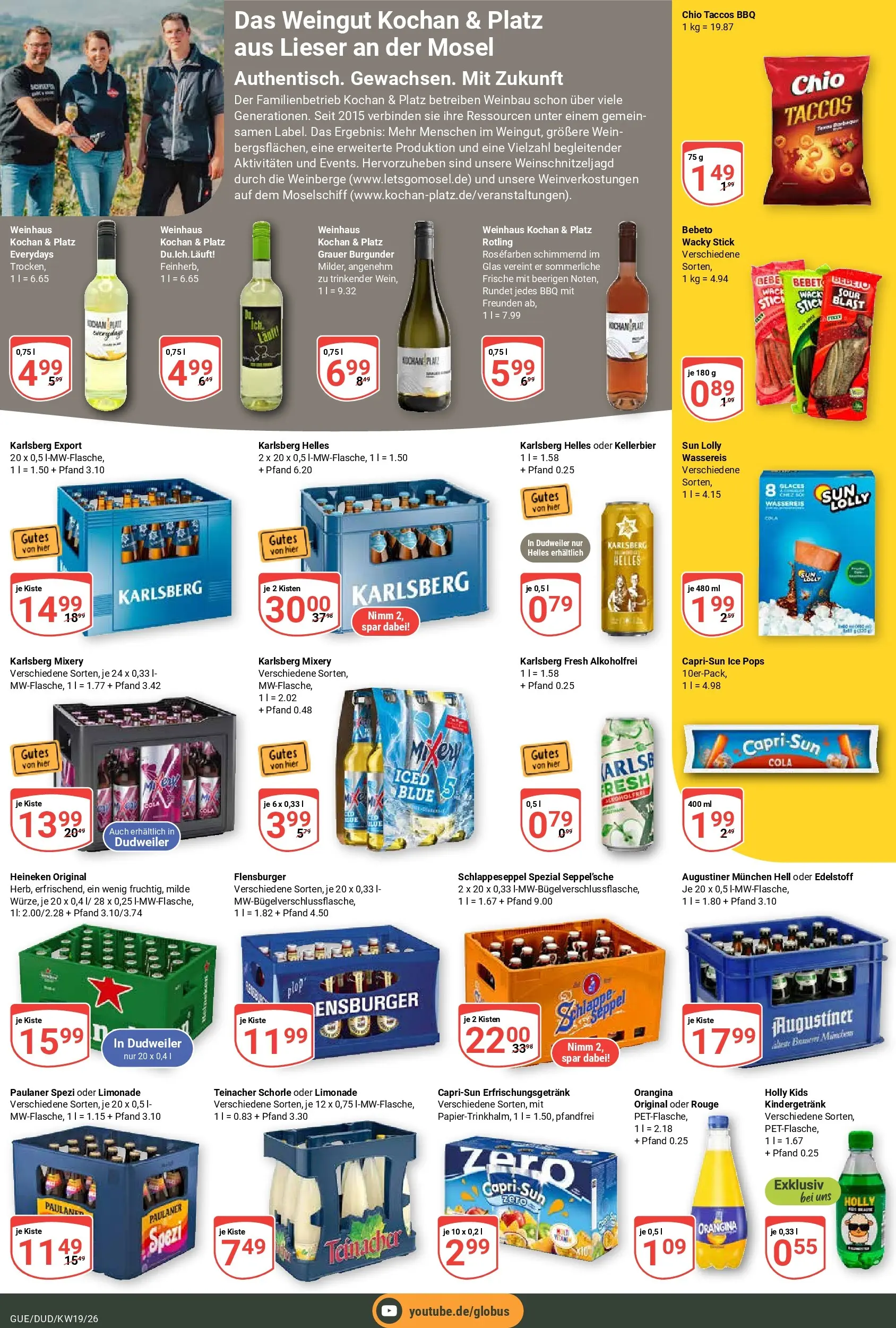 Globus Prospekt Saarbrücken-Dudweiler	 (ab 03.05.2026) » Angebote online | Seite: 18 | Produkte: Limonade, Heineken, Mixery, Paulaner