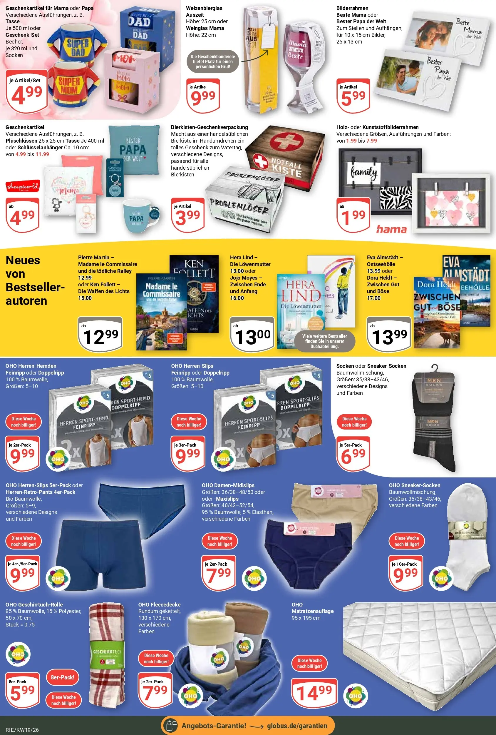 Globus Prospekt Bochum-Riemke	 (ab 04.05.2026) » Angebote online | Seite: 20 | Produkte: Hemd, Socken, Bilderrahmen