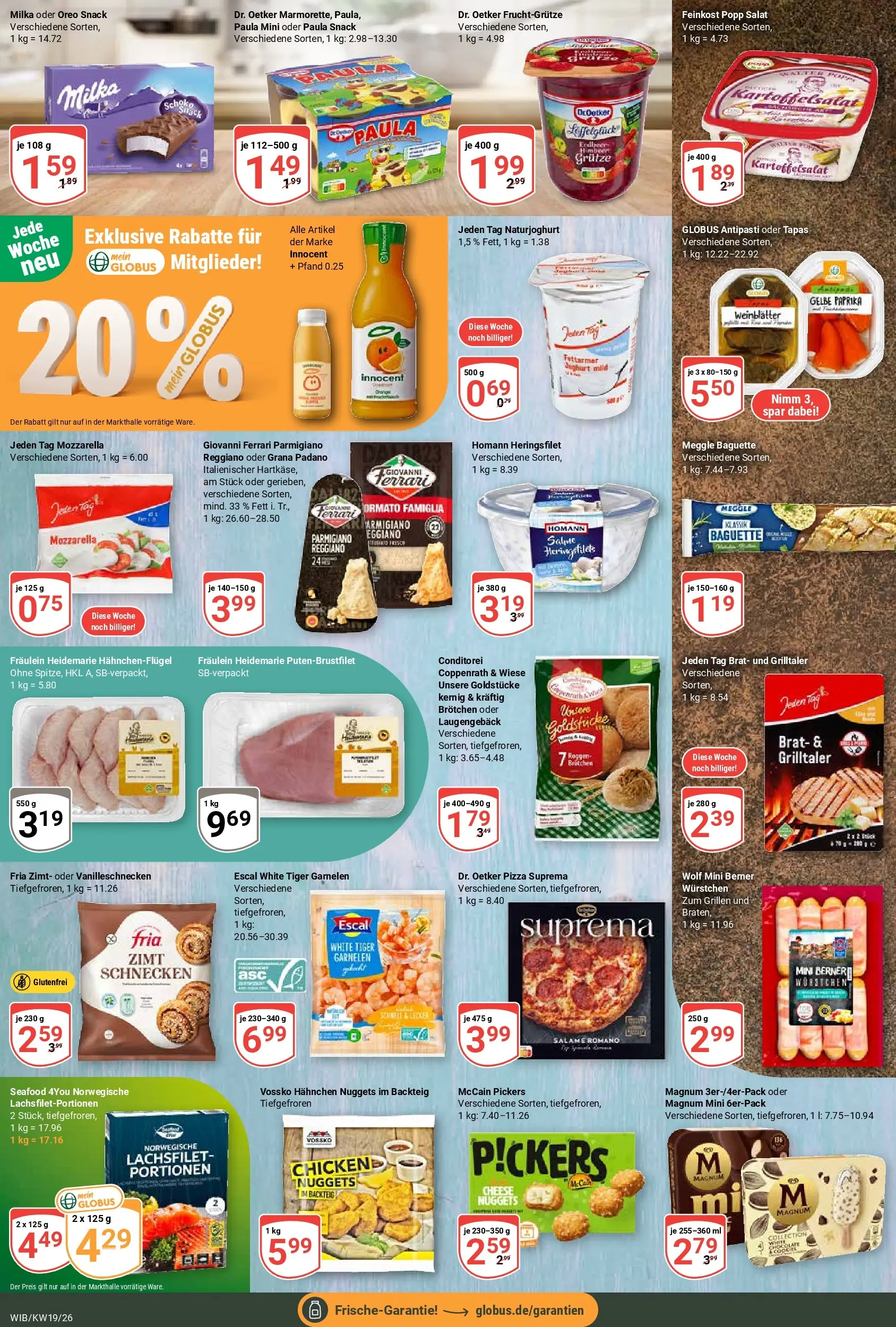 Globus Prospekt Wiesbaden-Nordenstadt	 (ab 04.05.2026) » Angebote online | Seite: 13 | Produkte: McCain, Paprika, Tiger garnelen, Salat
