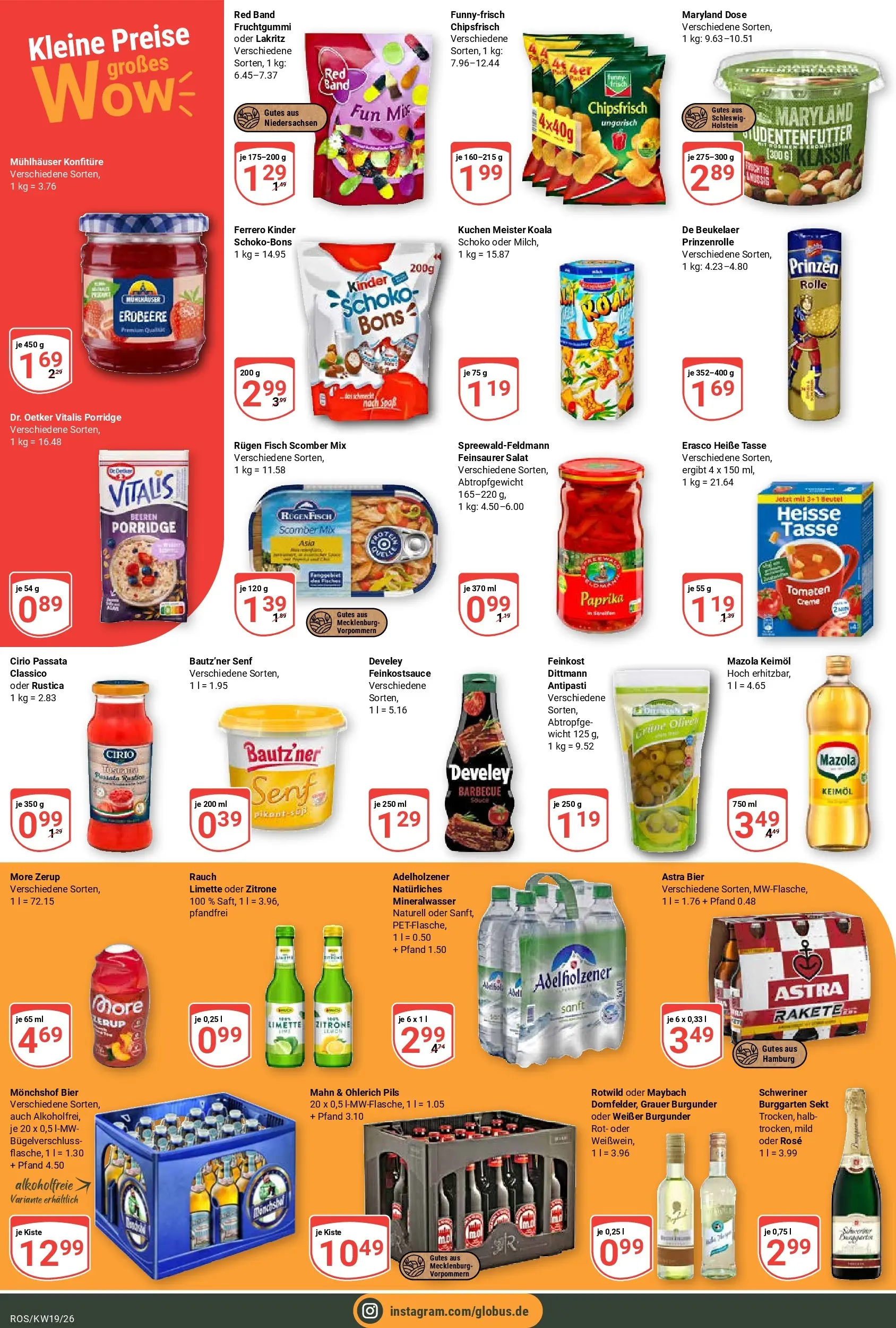 Globus Prospekt Lambrechtshagen	 (ab 04.05.2026) » Angebote online | Seite: 5 | Produkte: Monchshof, Sekt, Paprika, Kuchen