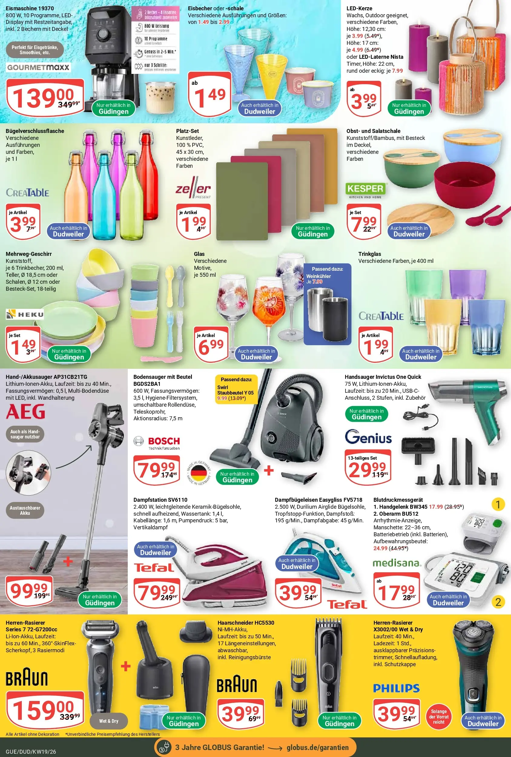 Globus Prospekt Saarbrücken-Dudweiler	 (ab 03.05.2026) » Angebote online | Seite: 26 | Produkte: Bosch, Philips, Obst