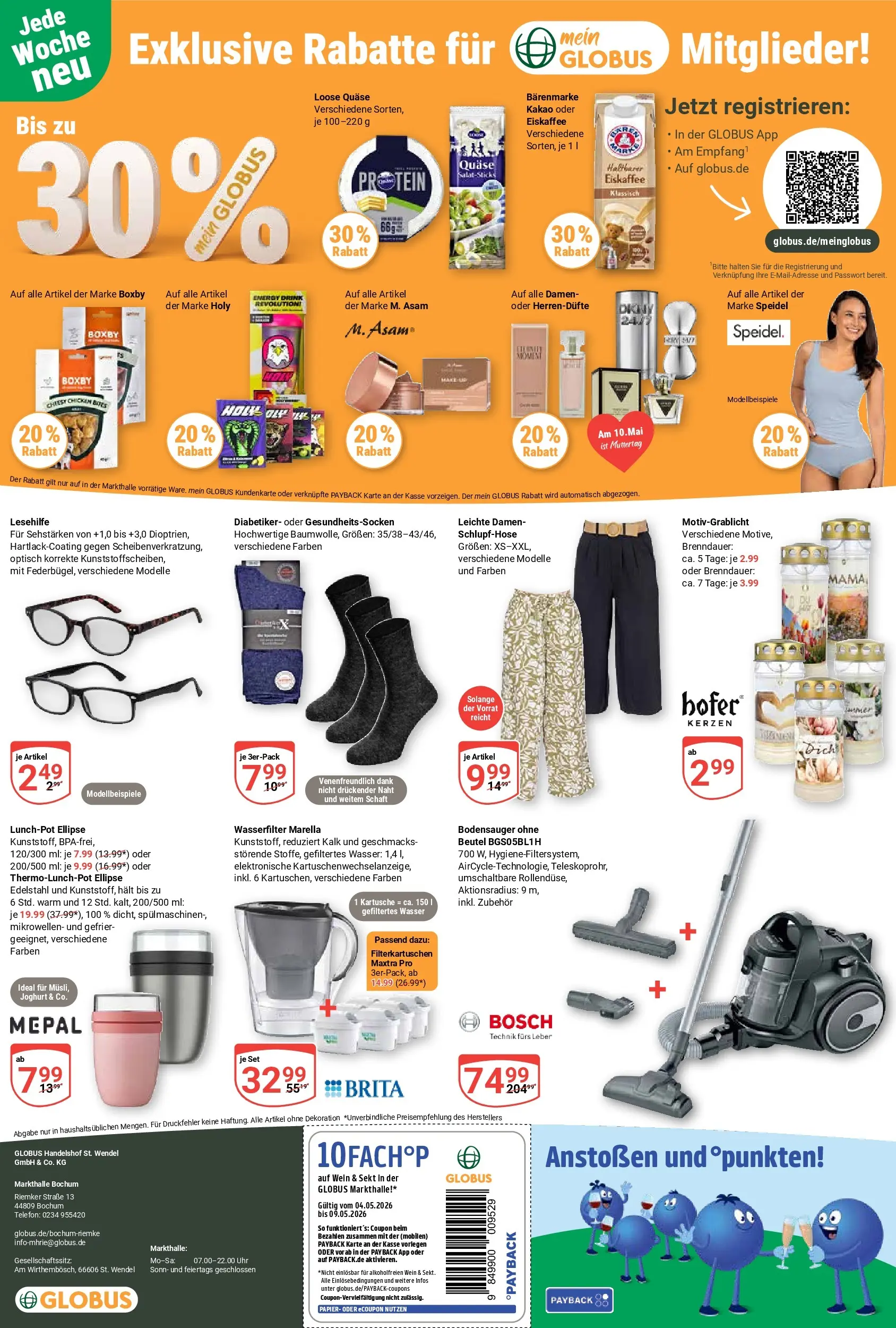 Globus Prospekt Bochum-Riemke	 (ab 04.05.2026) » Angebote online | Seite: 24 | Produkte: Bosch, Energy, Joghurt, Telefon