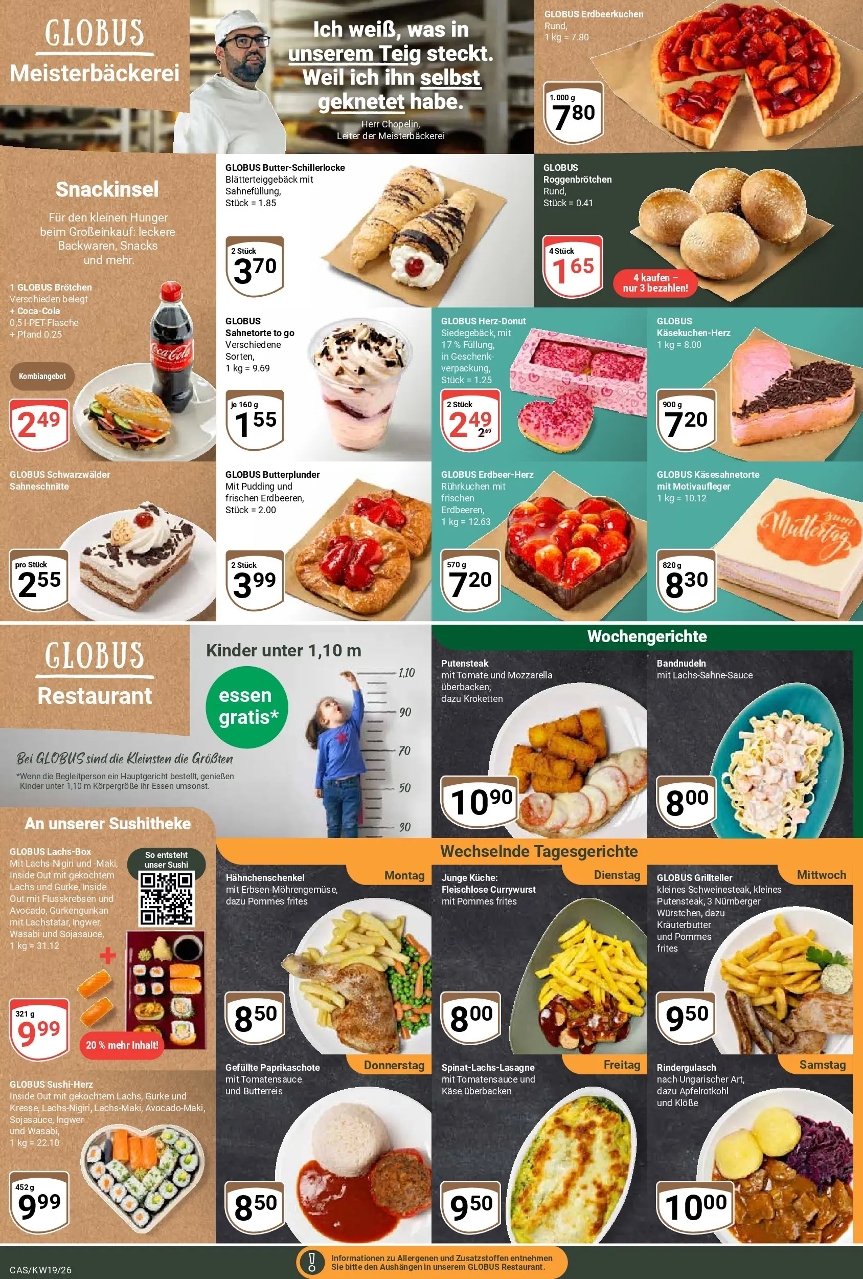 Globus Prospekt Castrop-Rauxel	 (ab 04.05.2026) » Angebote online | Seite: 8 | Produkte: Käse, Mozzarella, Kräuterbutter, Pommes frites