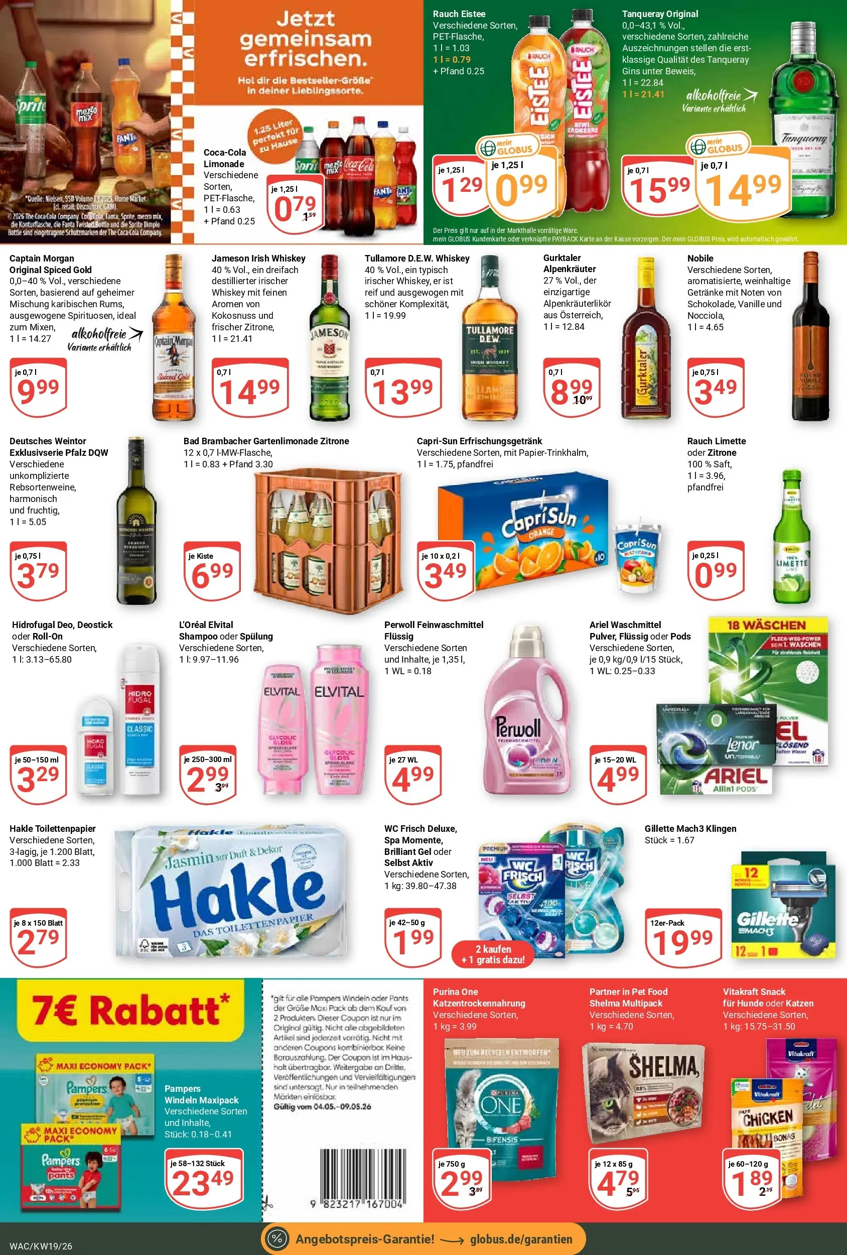 Globus Prospekt Markkleeberg	 (ab 03.05.2026) » Angebote online | Seite: 6 | Produkte: Sprite, Bad, Spülung, Toilettenpapier