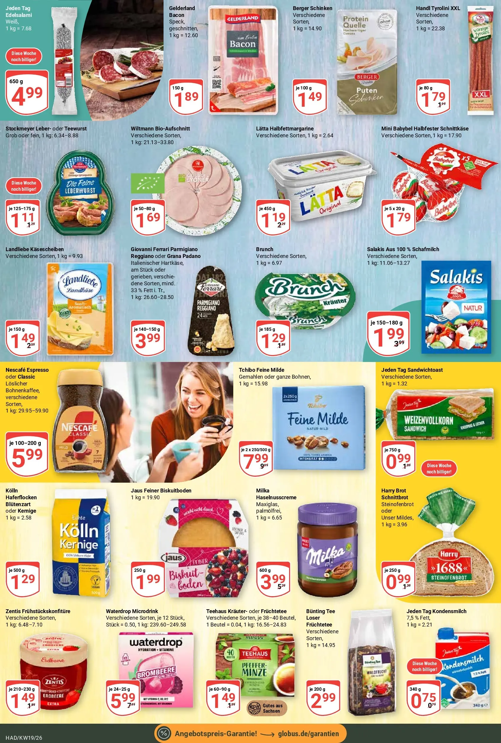 Globus Prospekt Halle (saale)	 (ab 04.05.2026) » Angebote online | Seite: 15 | Produkte: Nescafe, Lätta, Babybel, Tee