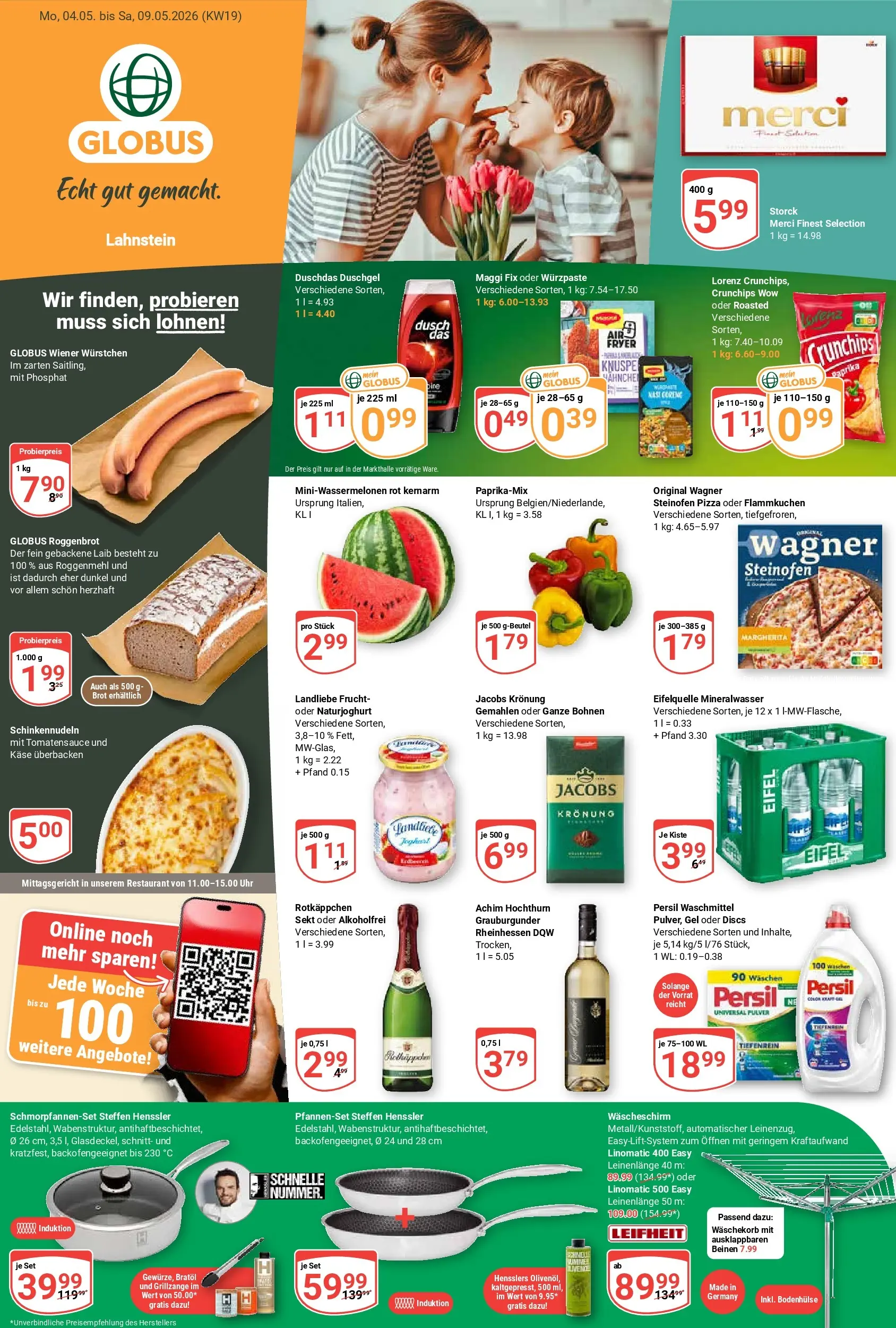 Globus Prospekt Lahnstein	 (ab 04.05.2026) » Angebote online | Seite: 1 | Produkte: Maggi, Paprika, Waschmittel, Persil