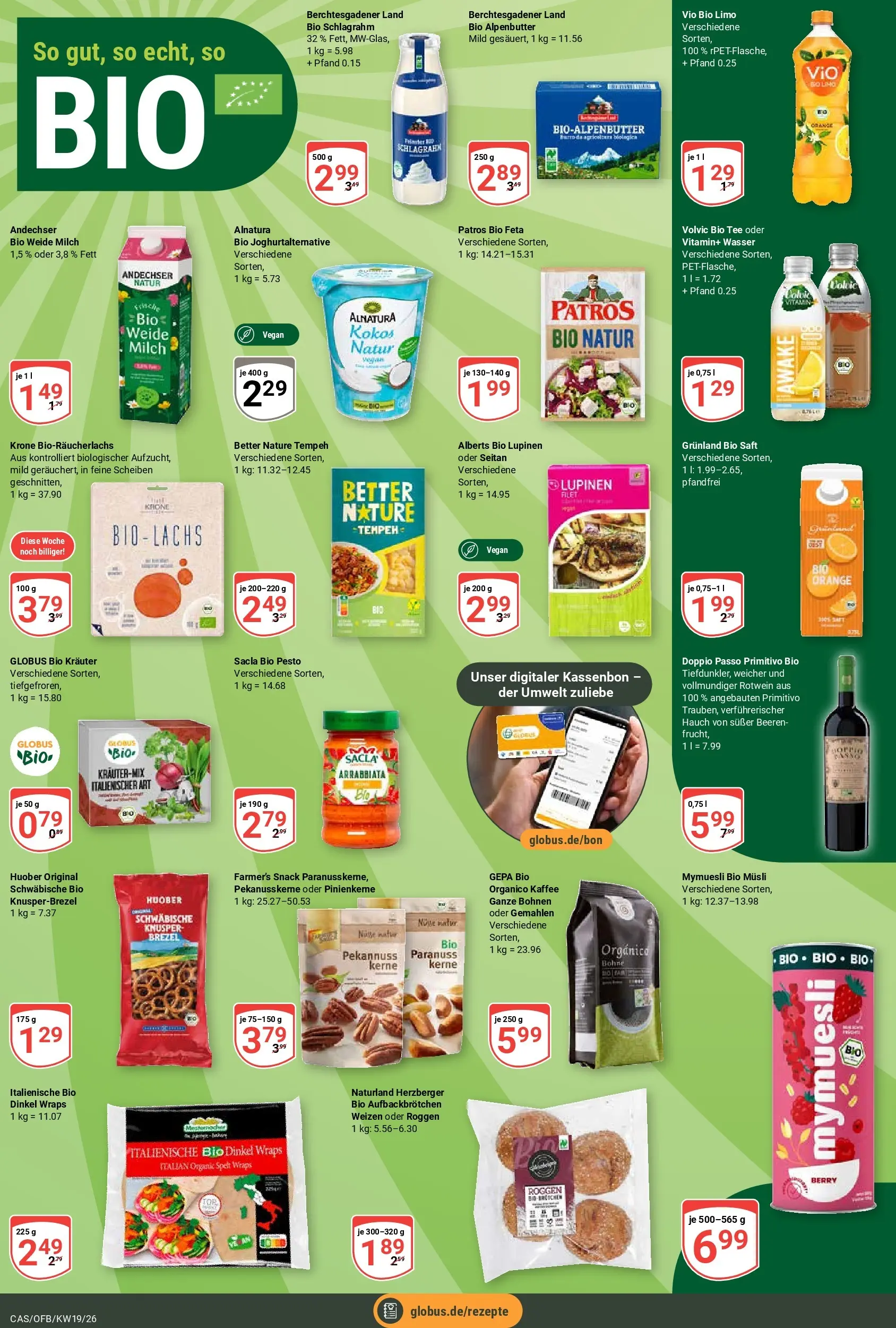 Globus Prospekt Castrop-Rauxel	 (ab 04.05.2026) » Angebote online | Seite: 16 | Produkte: Rotwein, Lachs, Doppio Passo, Saft