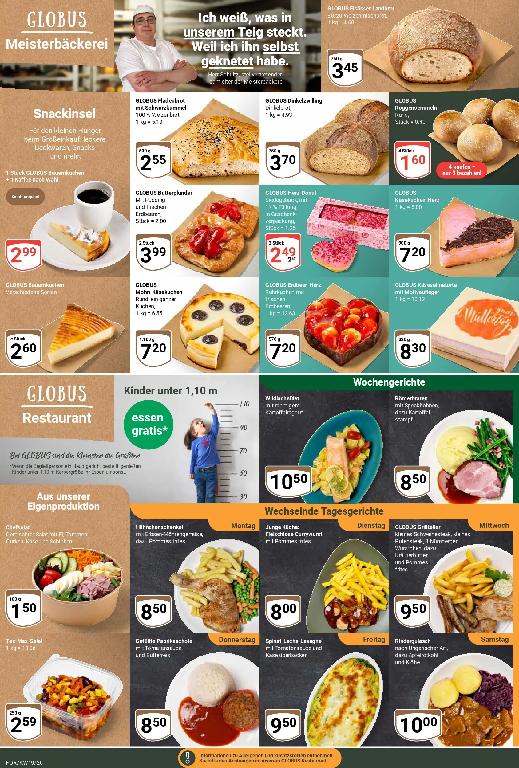 Globus Prospekt Forchheim	 (ab 04.05.2026) » Angebote online | Seite: 7 | Produkte: Rindergulasch, Käse, Pommes frites, Schinken