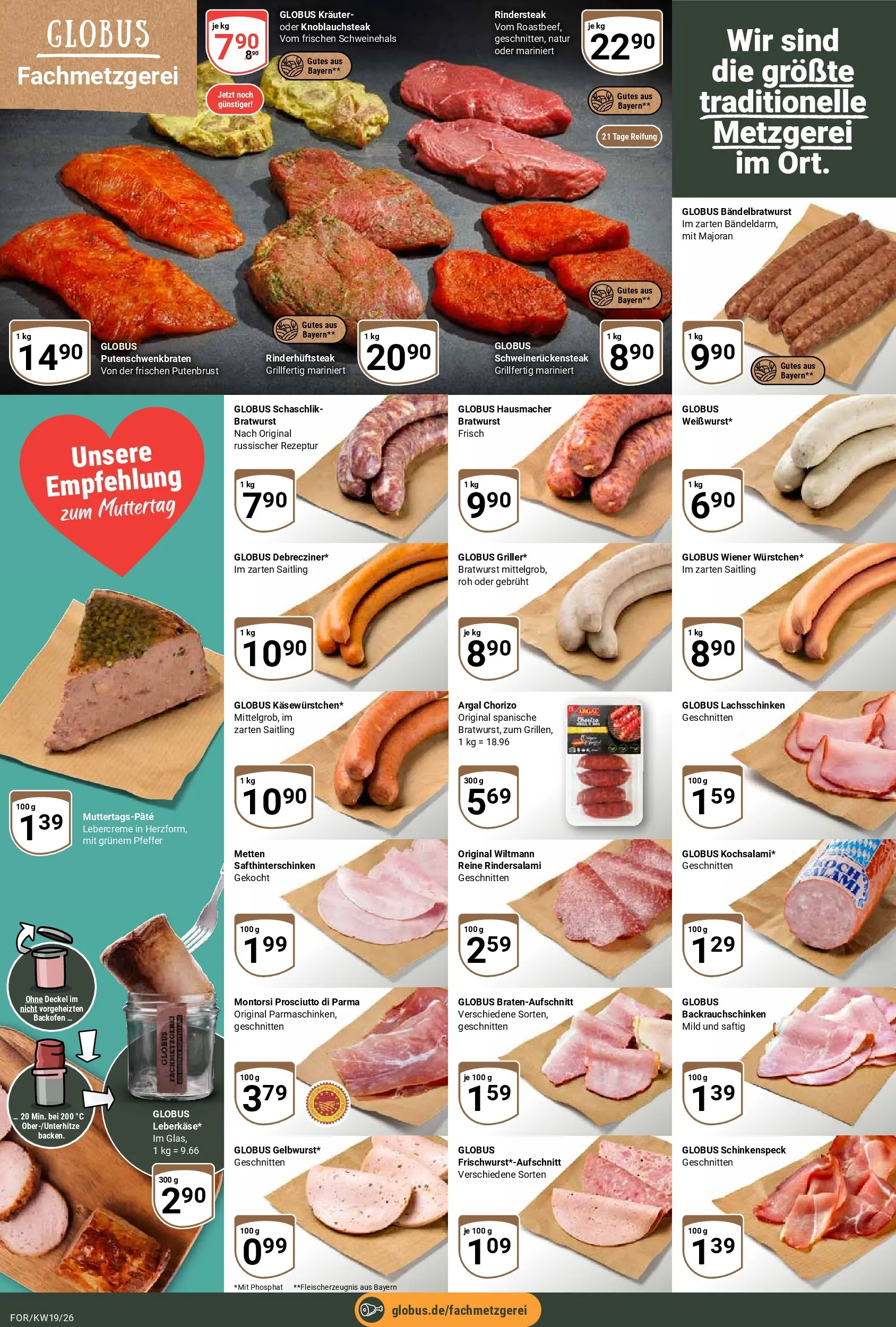 Globus Prospekt Forchheim	 (ab 04.05.2026) » Angebote online | Seite: 8 | Produkte: Bratwurst, Pfeffer, Backofen