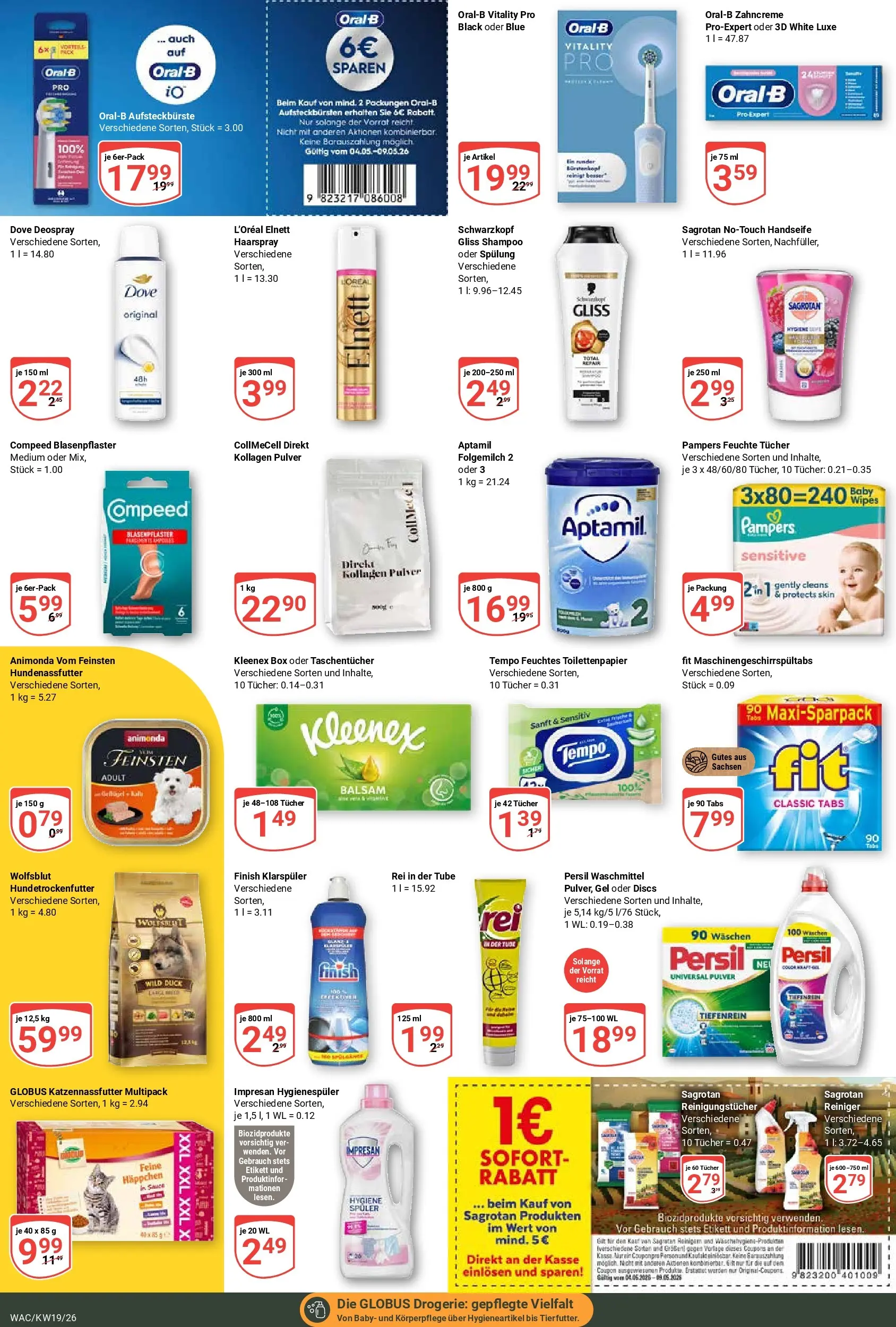 Globus Prospekt Markkleeberg	 (ab 03.05.2026) » Angebote online | Seite: 20 | Produkte: Box, Pampers, Shampoo, Klarspüler