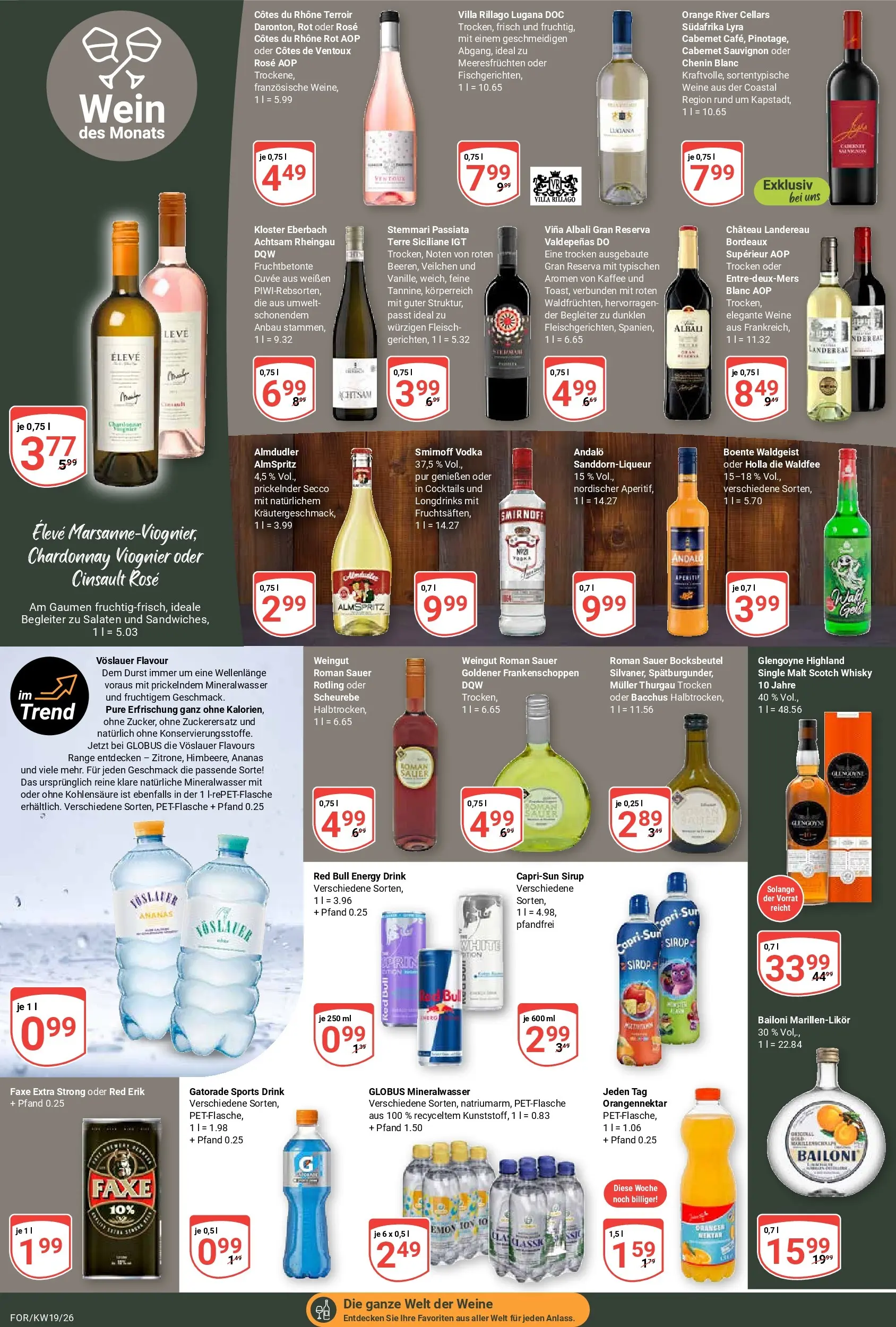 Globus Prospekt Forchheim	 (ab 04.05.2026) » Angebote online | Seite: 15 | Produkte: Whisky, Mineralwasser, Vodka, Fleisch