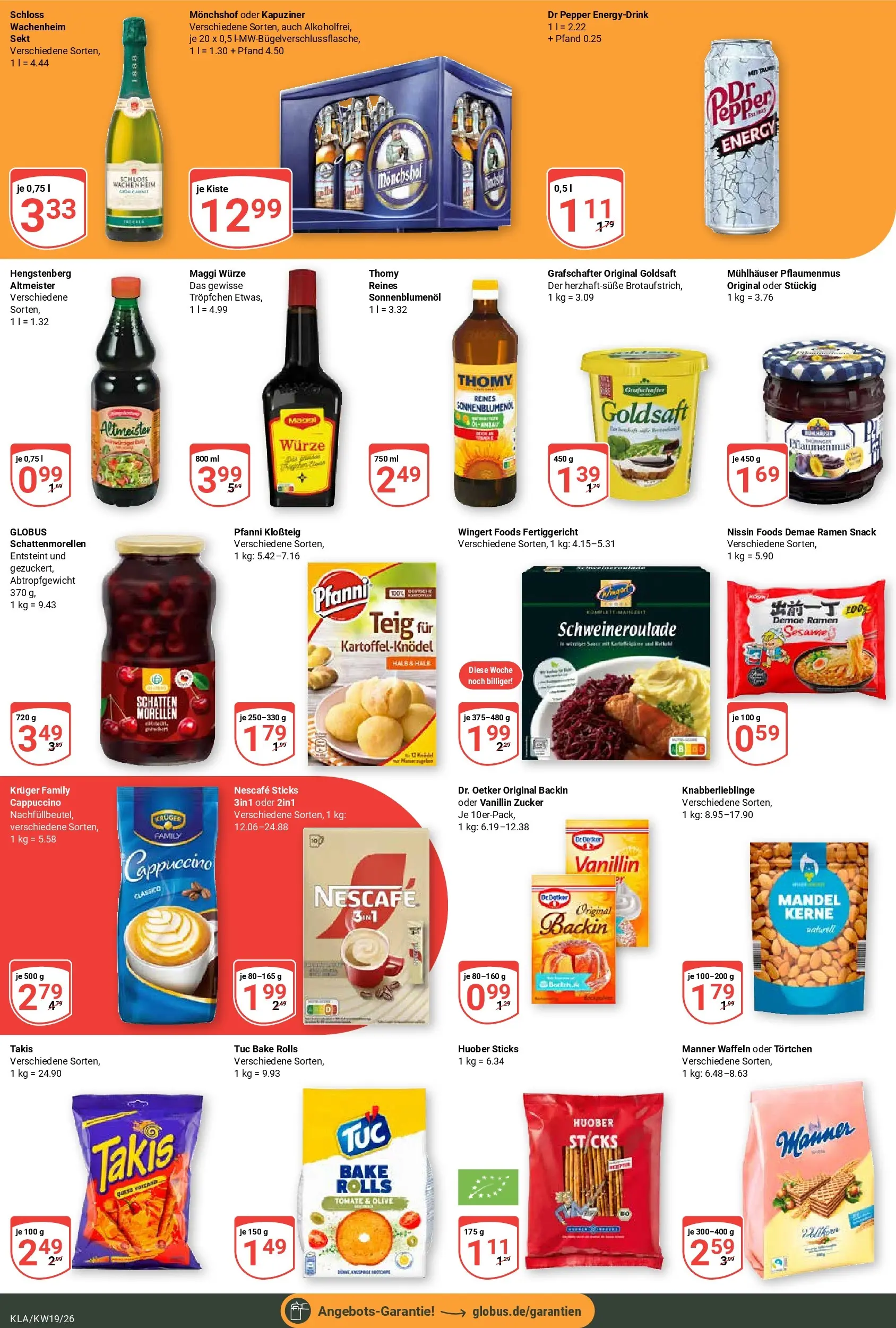 Globus Prospekt Kaiserslautern	 (ab 04.05.2026) » Angebote online | Seite: 4 | Produkte: Monchshof, Maggi, Sekt, Zucker