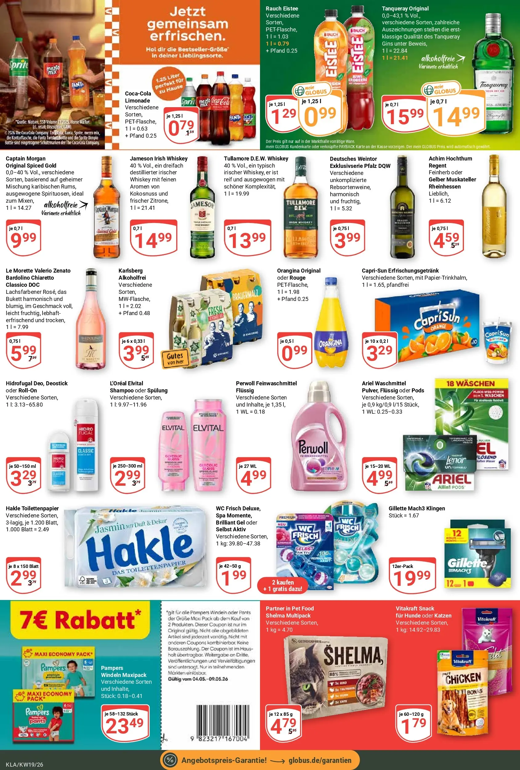 Globus Prospekt Kaiserslautern	 (ab 04.05.2026) » Angebote online | Seite: 5 | Produkte: Sprite, Spülung, Waschmittel, Wc frisch