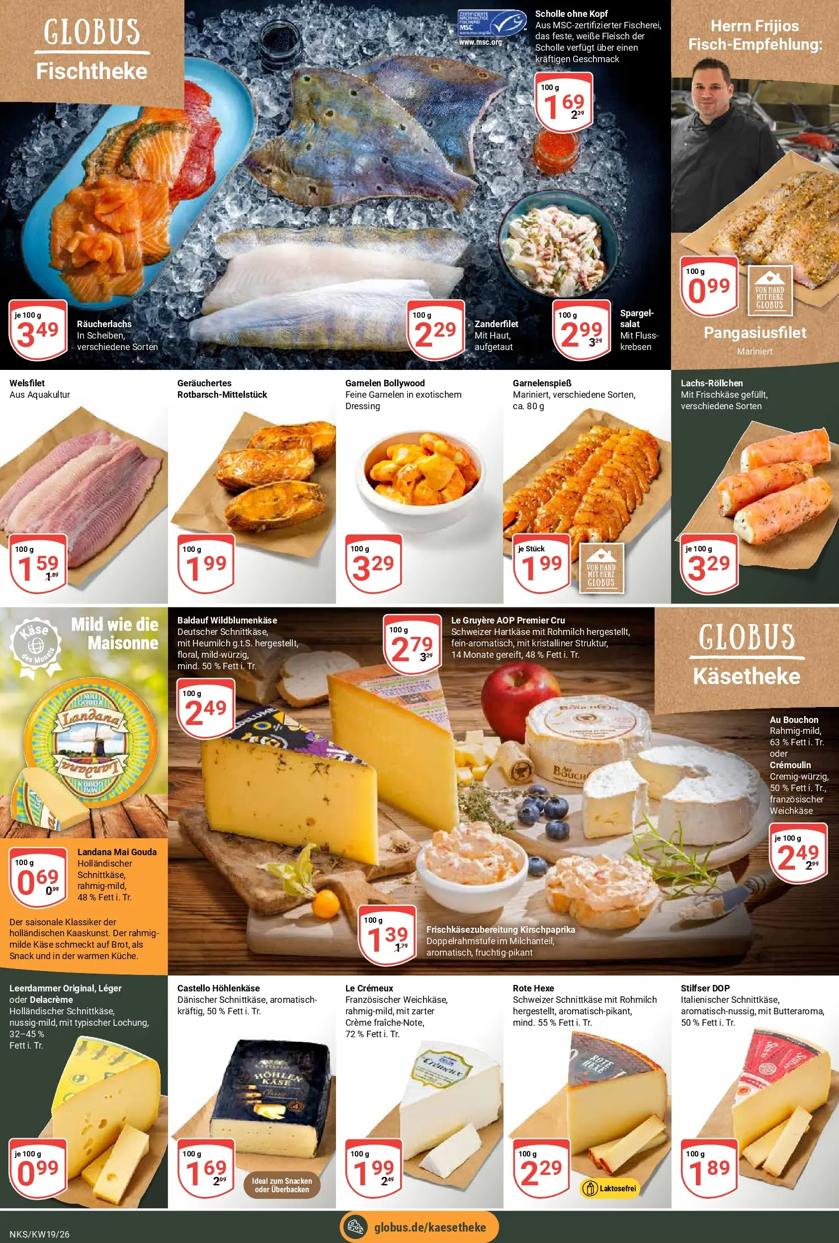 Globus Prospekt Neunkirchen	 (ab 03.05.2026) » Angebote online | Seite: 9 | Produkte: Gouda, Leerdammer, Fleisch, Salat