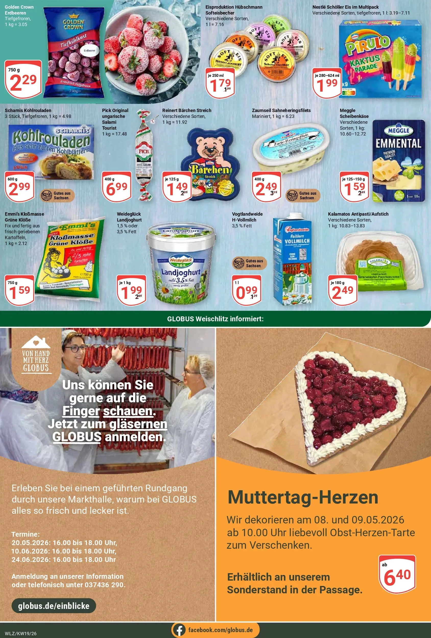 Globus Prospekt Weischlitz	 (ab 04.05.2026) » Angebote online | Seite: 13 | Produkte: Joghurt, Mango, Erdbeeren, Uhr
