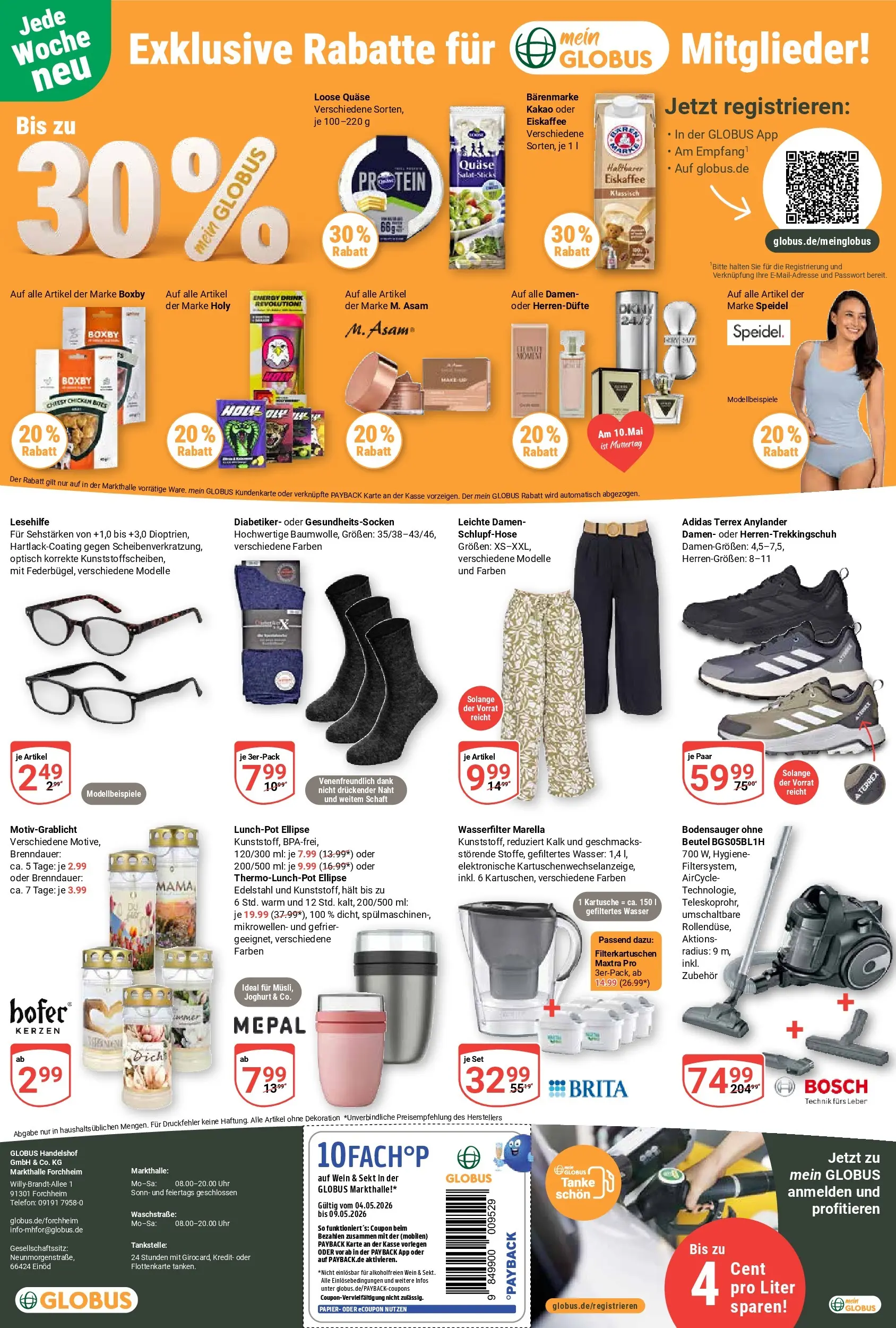Globus Prospekt Forchheim	 (ab 04.05.2026) » Angebote online | Seite: 24 | Produkte: Joghurt, Sekt, Wasser, Wein
