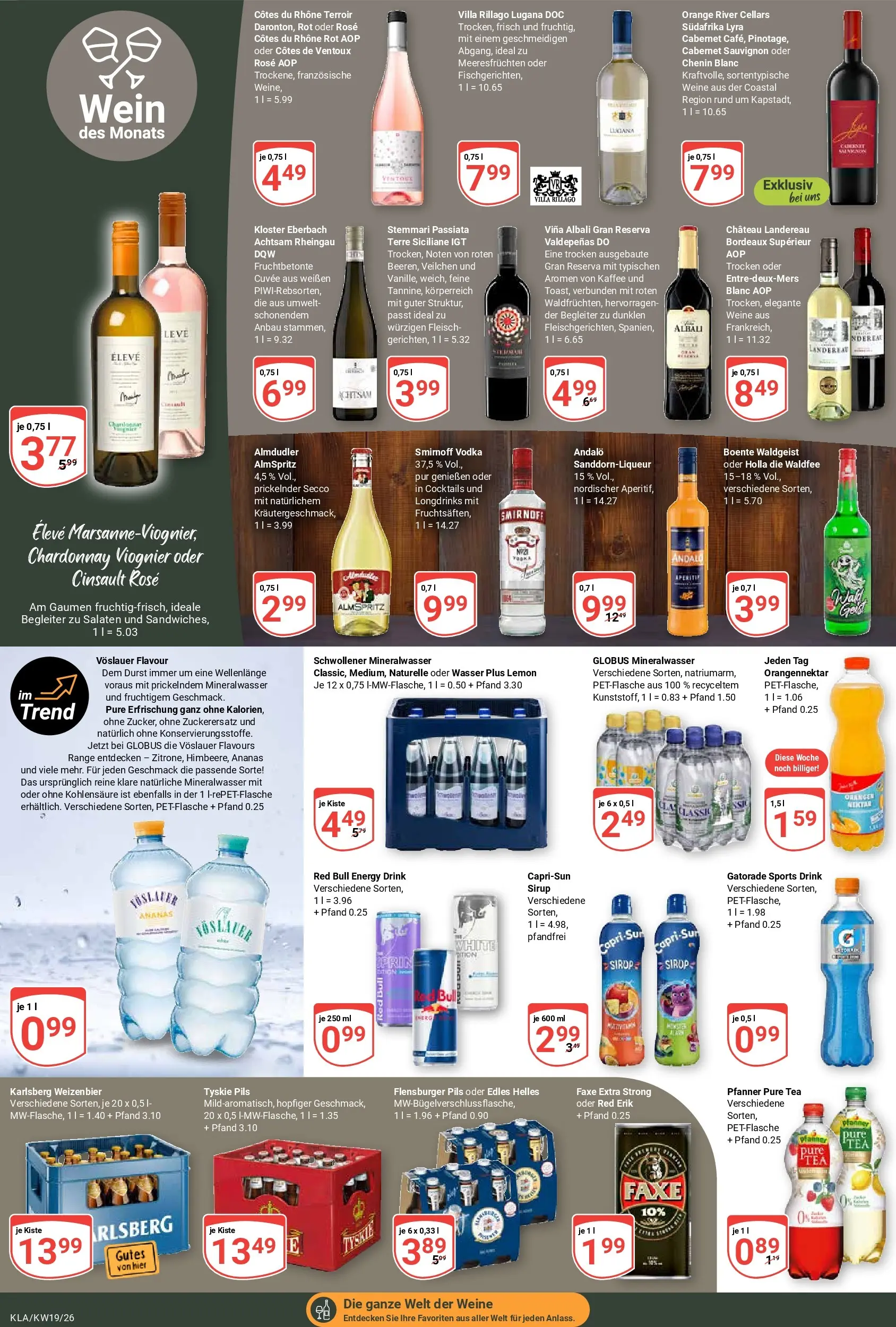 Globus Prospekt Kaiserslautern	 (ab 04.05.2026) » Angebote online | Seite: 17 | Produkte: Kaffee, Mineralwasser, Wein, Vodka