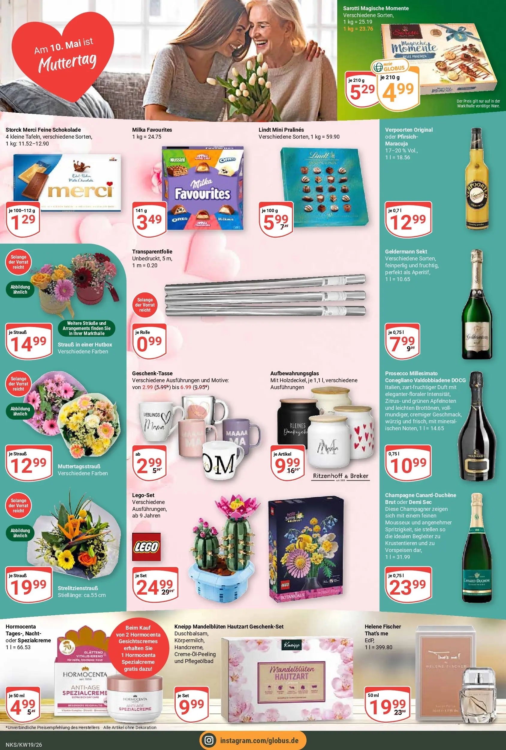 Globus Prospekt Neunkirchen	 (ab 03.05.2026) » Angebote online | Seite: 22 | Produkte: Sekt, Milka, Pfirsich, Lindt