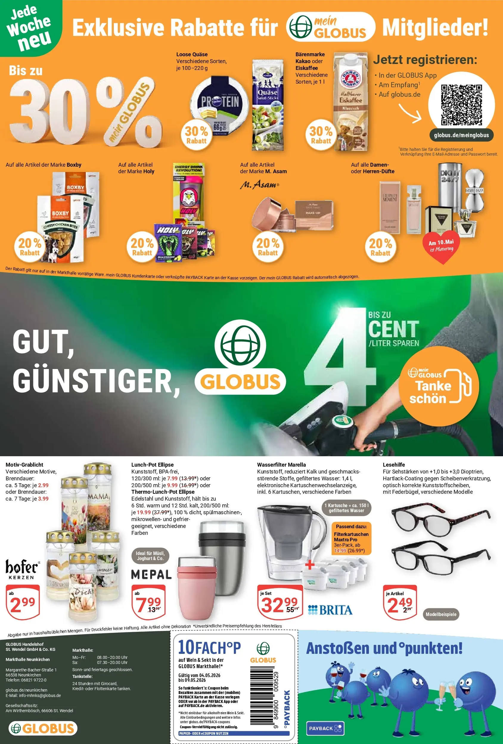 Globus Prospekt Neunkirchen	 (ab 03.05.2026) » Angebote online | Seite: 25 | Produkte: Joghurt, Sekt, Wein, Telefon