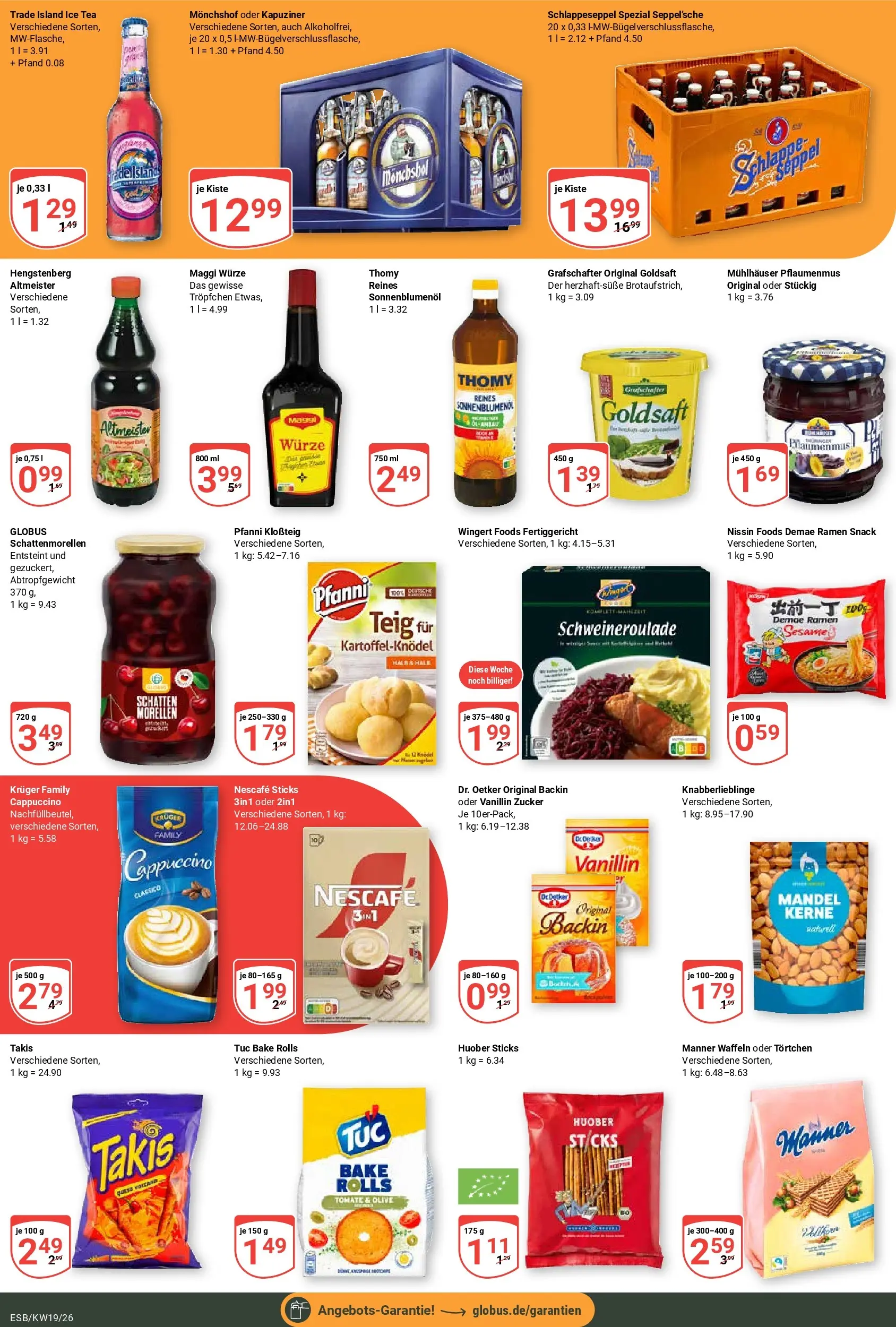 Globus Prospekt Eschborn	 (ab 04.05.2026) » Angebote online | Seite: 4 | Produkte: Maggi, Sonnenblumenol, Waffeln, Zucker