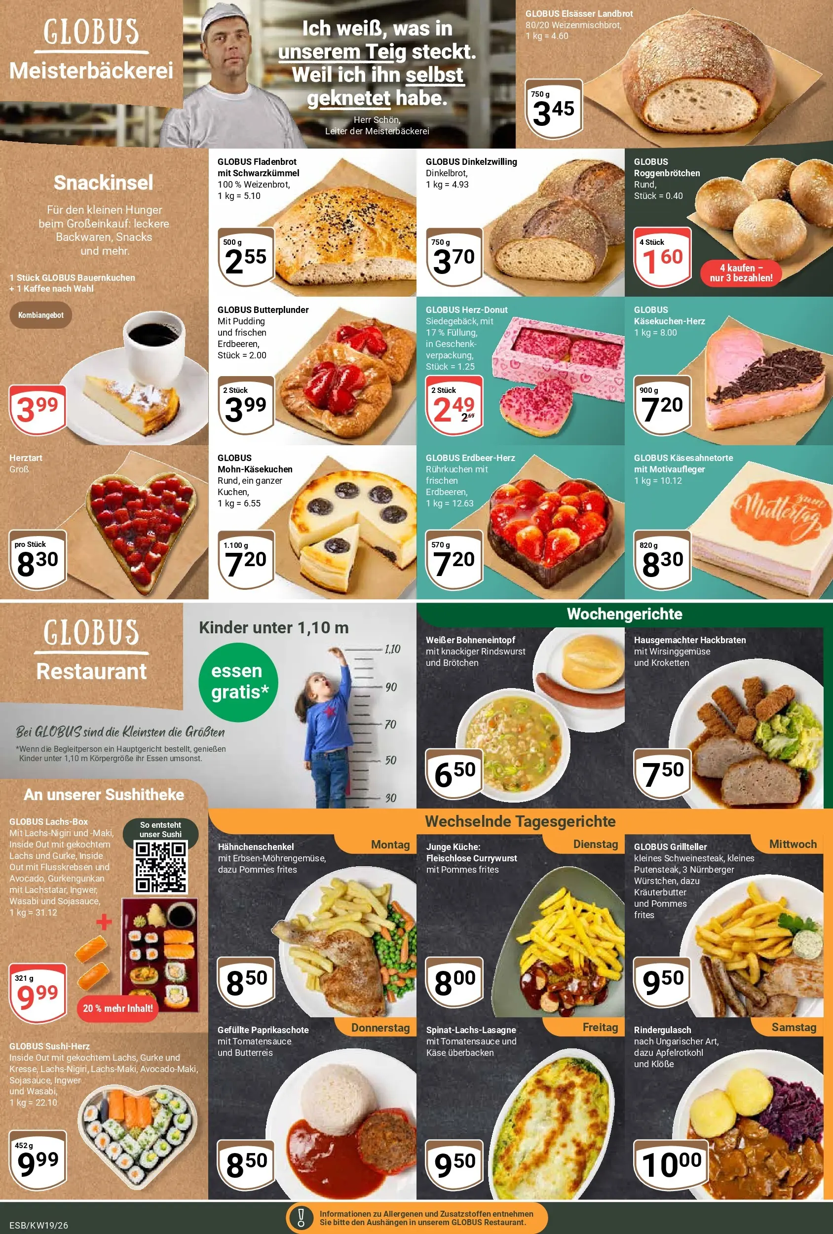 Globus Prospekt Eschborn	 (ab 04.05.2026) » Angebote online | Seite: 8 | Produkte: Rindergulasch, Käse, Kaffee, Küche