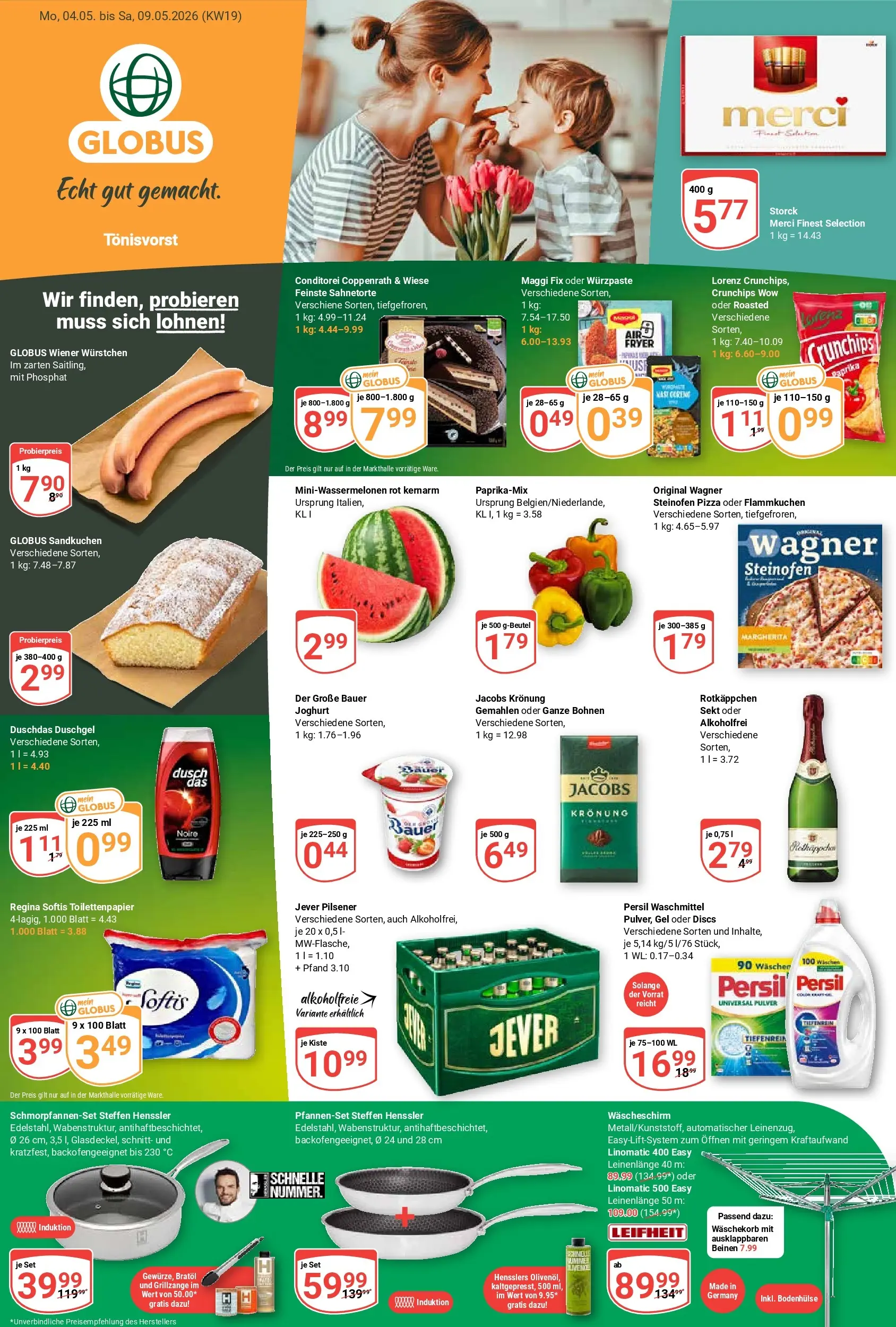 Globus Prospekt Tönisvorst	 (ab 03.05.2026) » Angebote online | Seite: 5 | Produkte: Sekt, Duschdas, Jever, Pizza