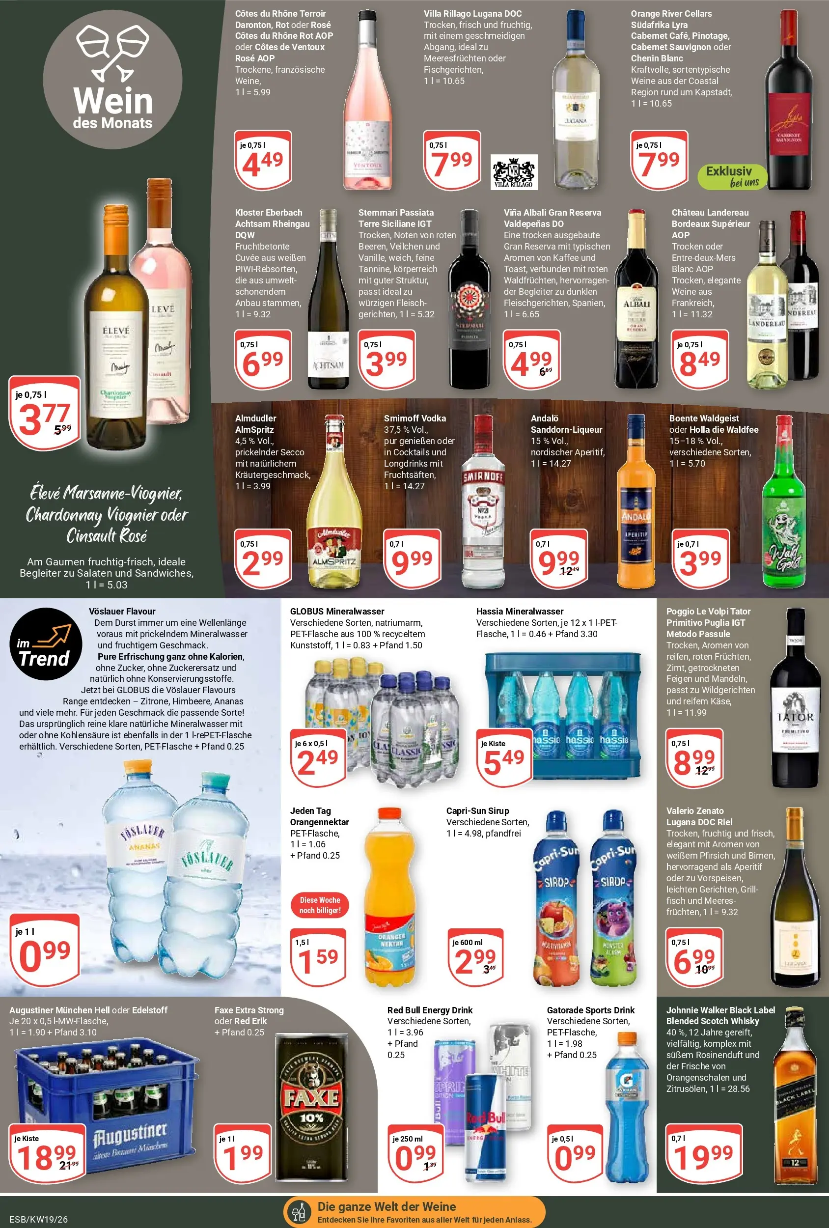 Globus Prospekt Eschborn	 (ab 04.05.2026) » Angebote online | Seite: 17 | Produkte: Ananas, Sirup, Smirnoff, Johnnie walker