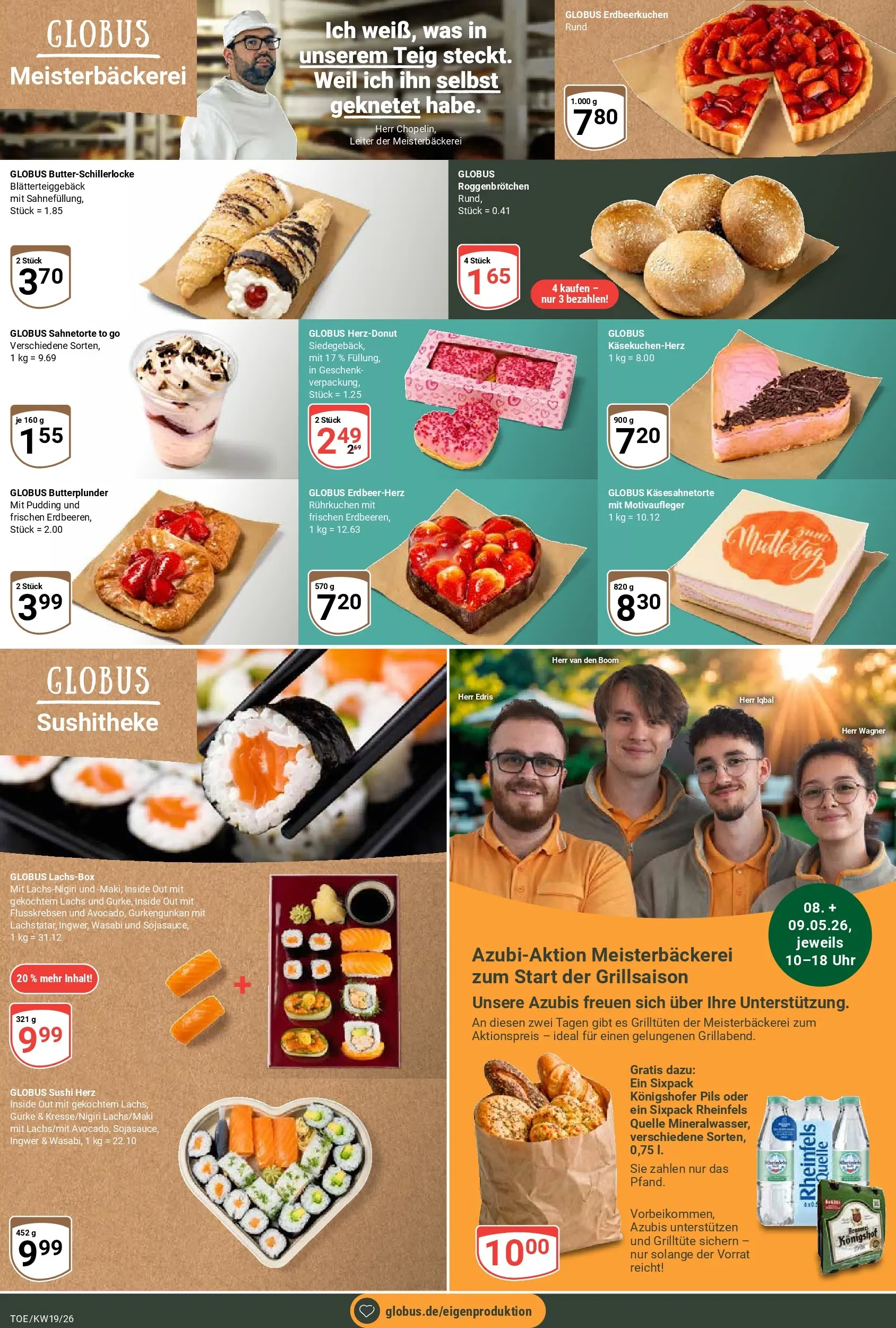 Globus Prospekt Tönisvorst	 (ab 03.05.2026) » Angebote online | Seite: 10 | Produkte: Pils, Pudding, Lachs, Uhr