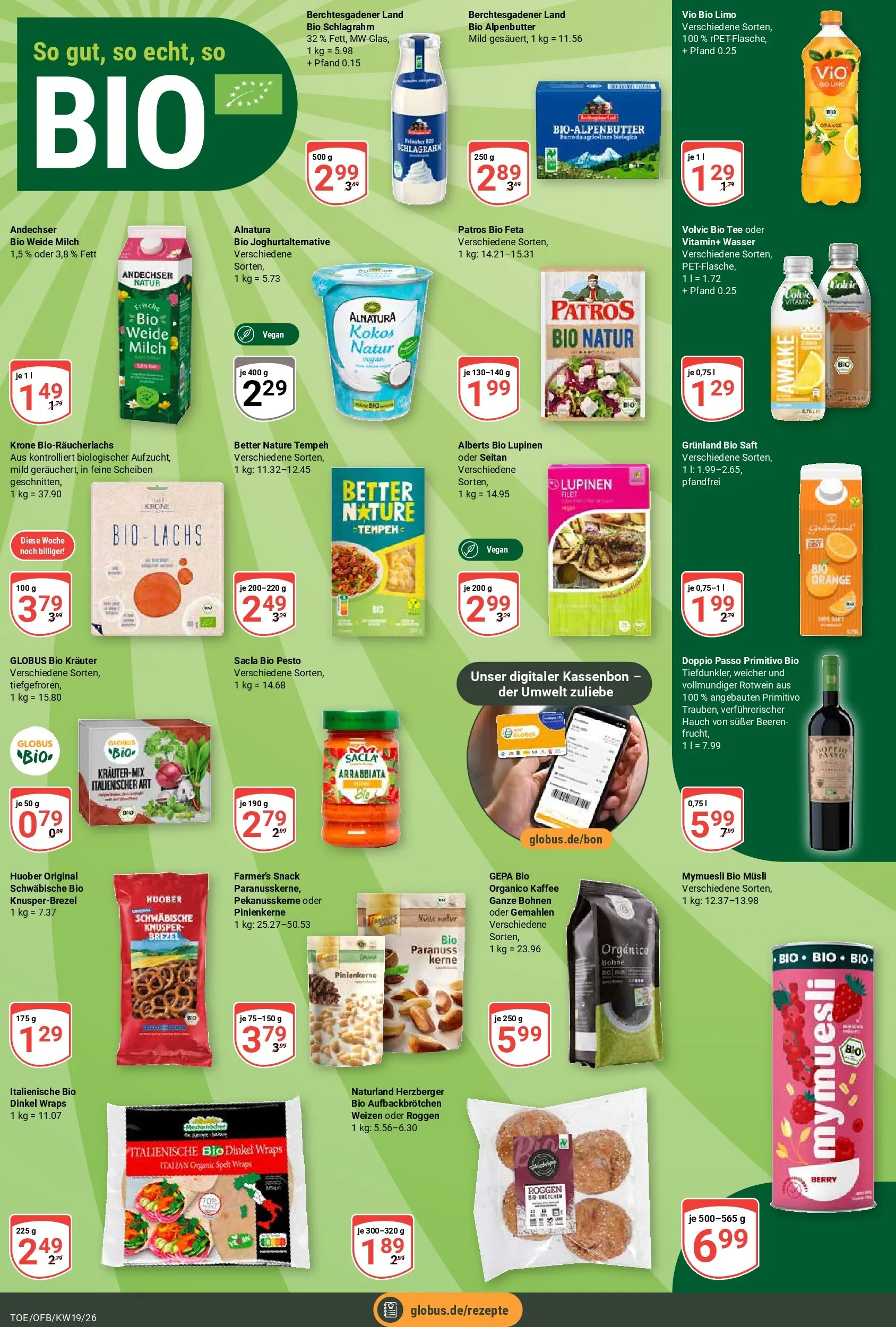 Globus Prospekt Tönisvorst	 (ab 03.05.2026) » Angebote online | Seite: 18 | Produkte: Kaffee, Doppio passo primitivo, Doppio Passo, Volvic
