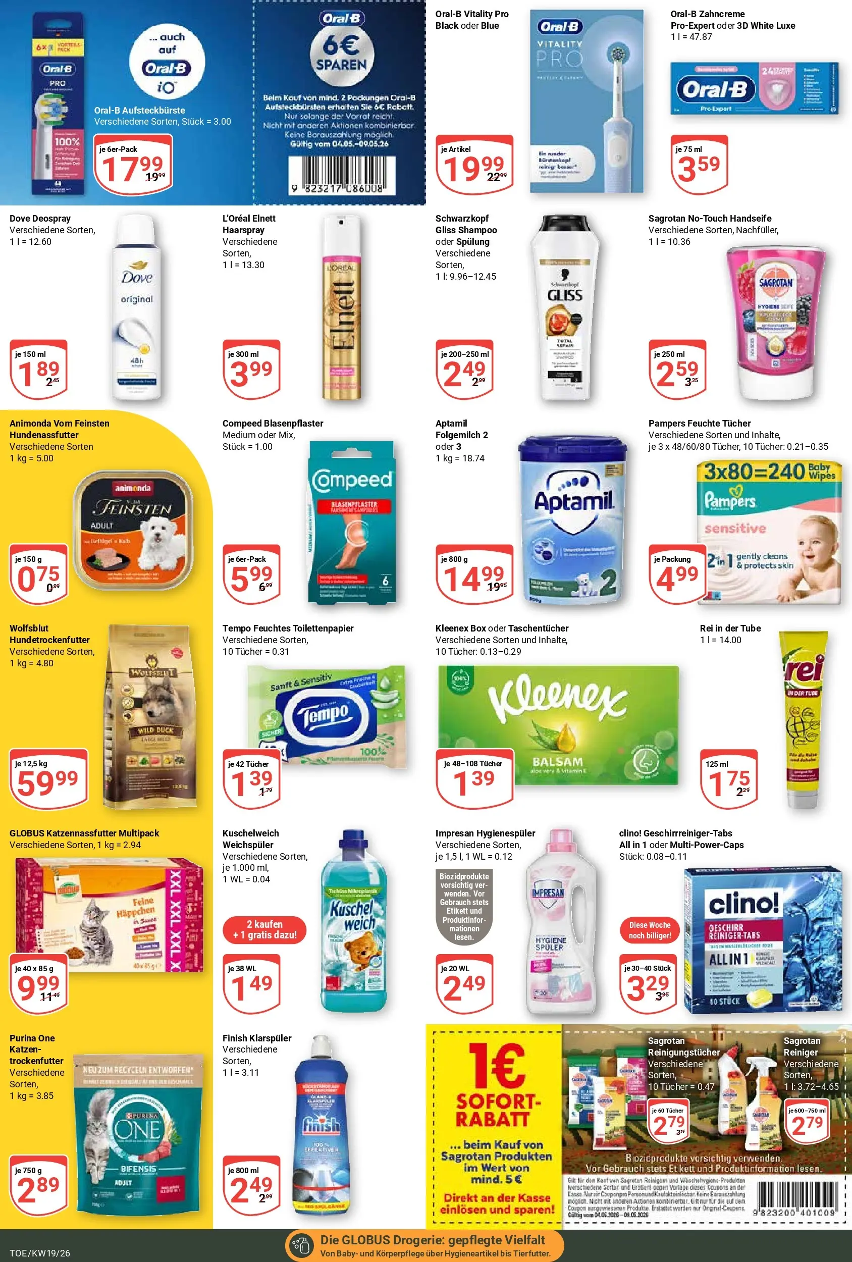 Globus Prospekt Tönisvorst	 (ab 03.05.2026) » Angebote online | Seite: 21 | Produkte: Pampers, Spülung, Klarspüler, Toilettenpapier