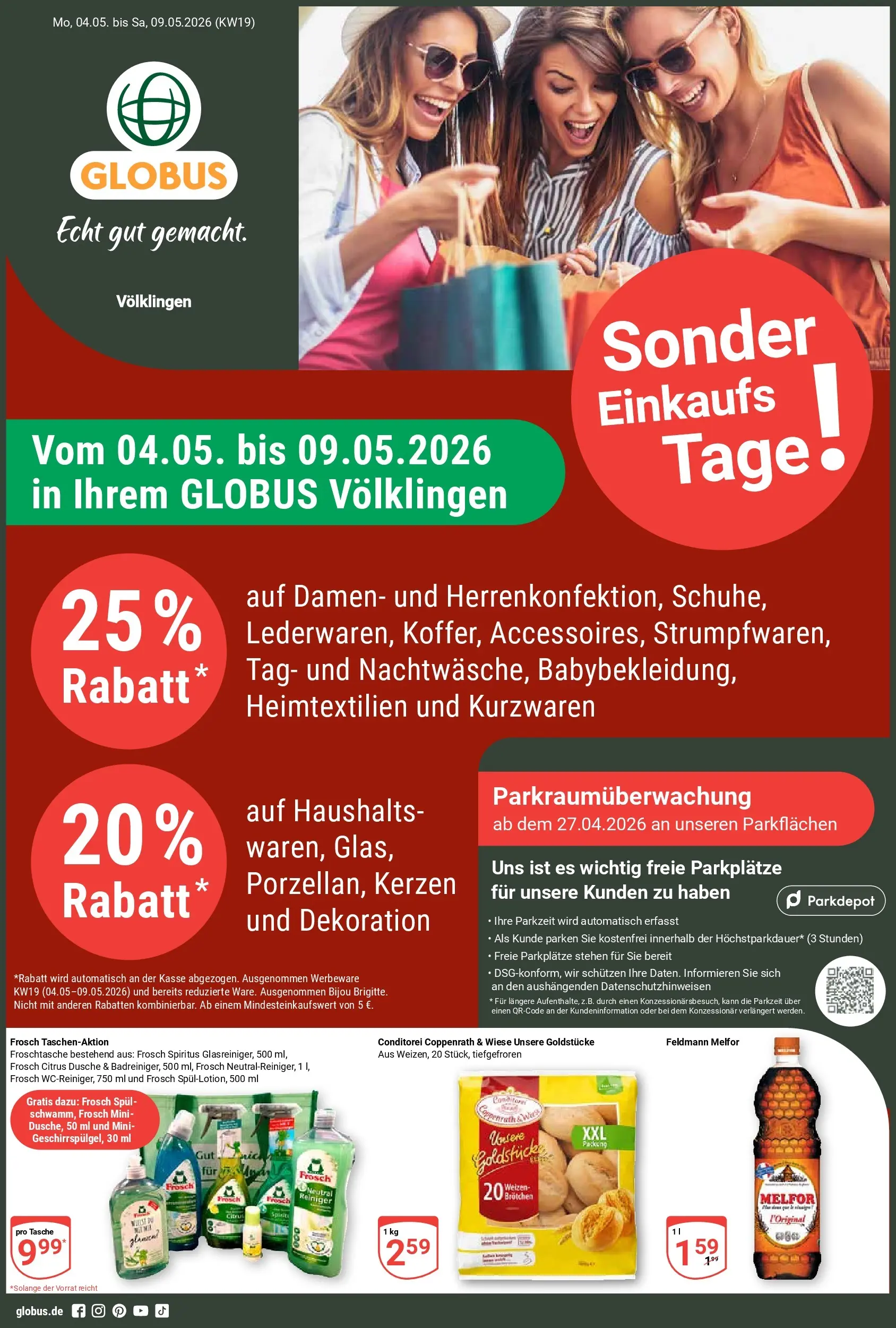 Globus Prospekt Völklingen	 (ab 04.05.2026) » Angebote online | Seite: 1 | Produkte: Tasche, Dusche