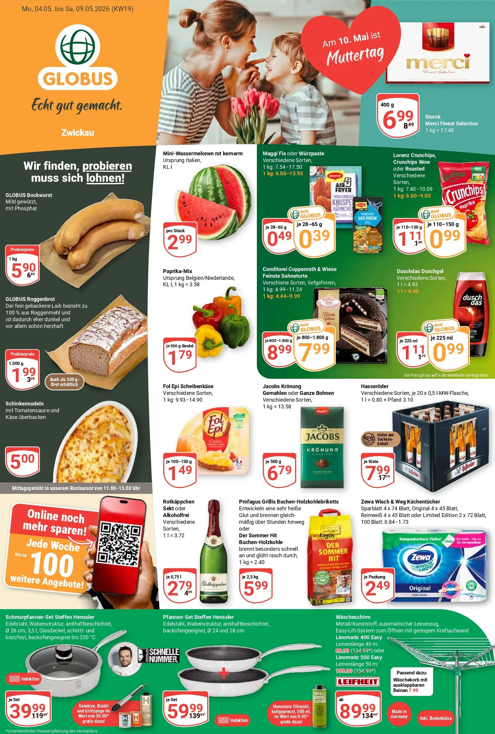 Globus Prospekt Zwickau	 (ab 04.05.2026) » Angebote online | Seite: 3 | Produkte: Sekt, Olivenol, Hasseröder, Uhr