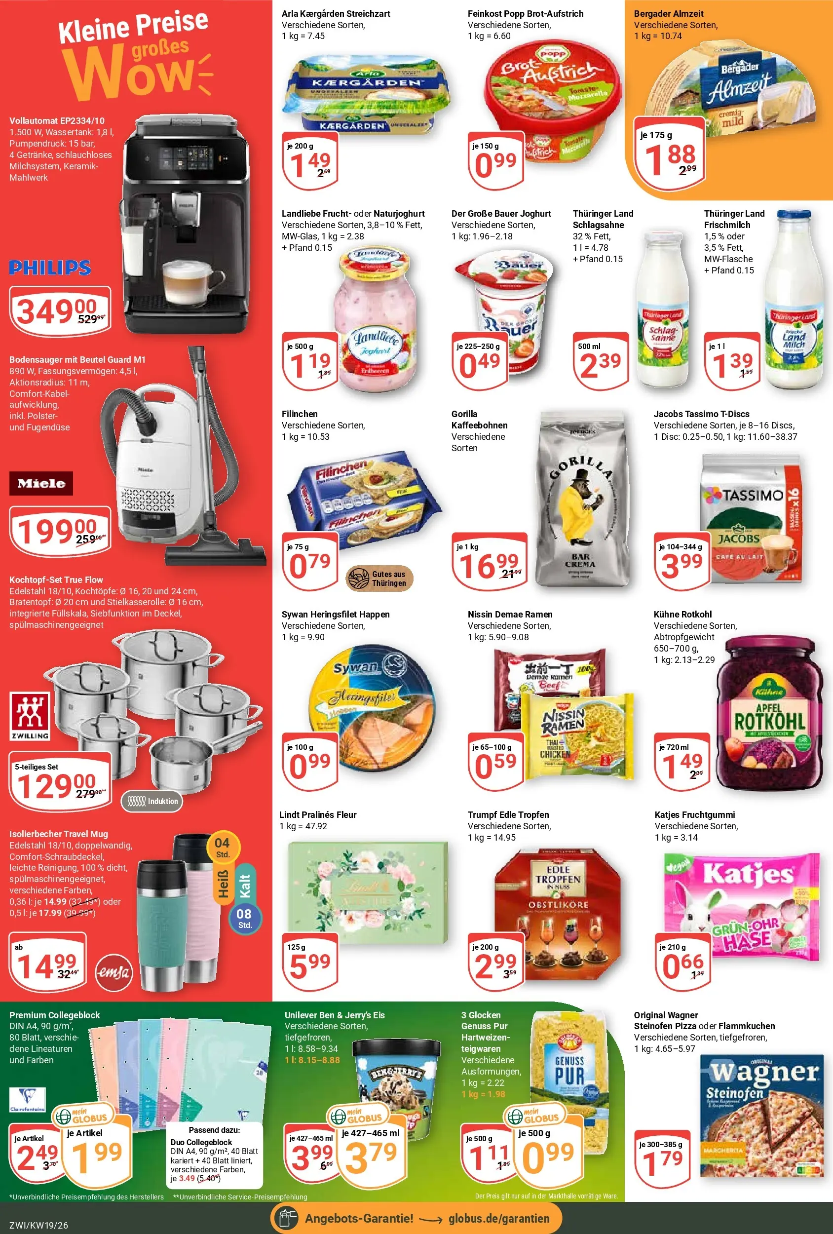 Globus Prospekt Zwickau	 (ab 04.05.2026) » Angebote online | Seite: 4 | Produkte: Miele, Rotkohl, Äpfel, Eis