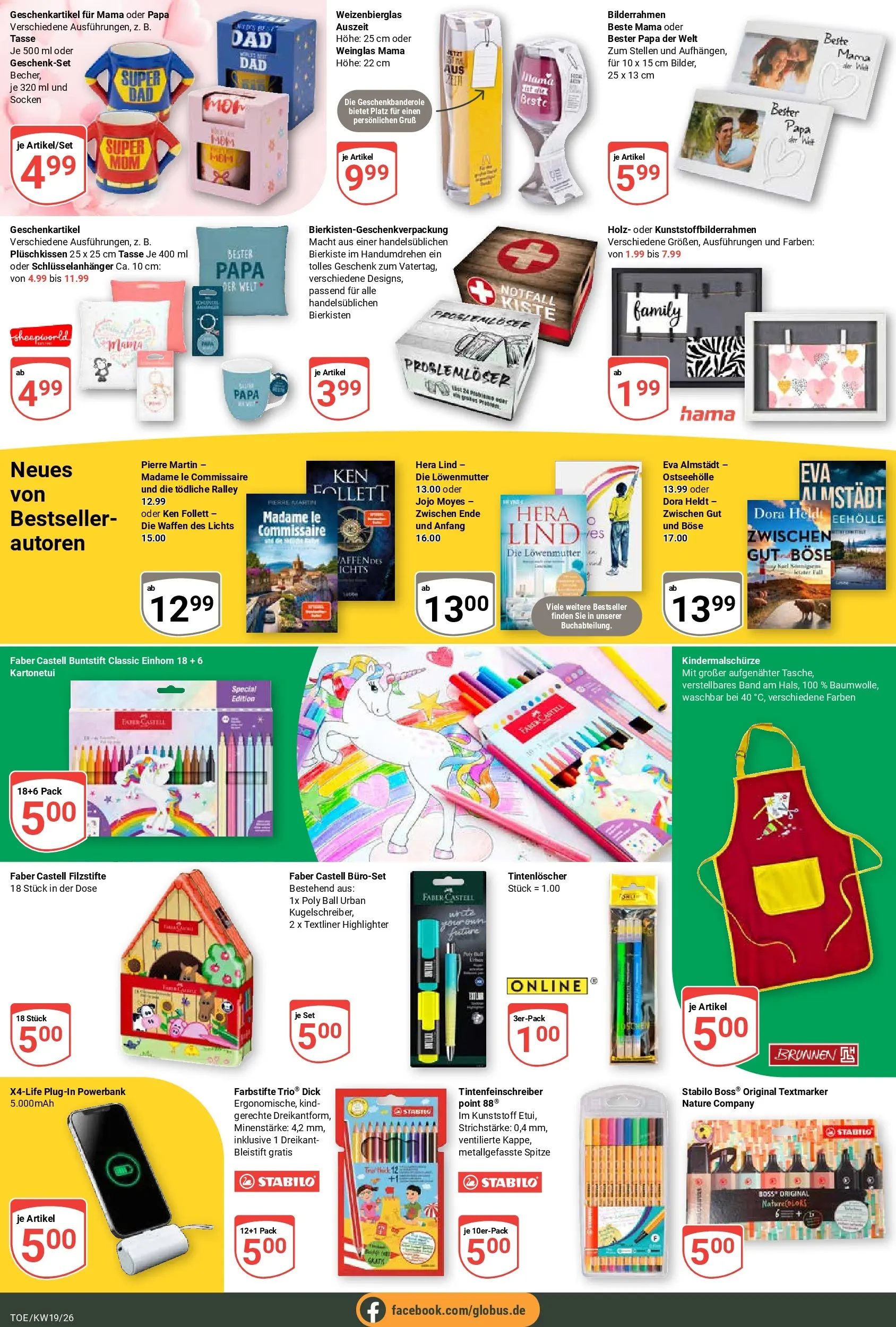 Globus Prospekt Tönisvorst	 (ab 03.05.2026) » Angebote online | Seite: 24 | Produkte: Socken, Highlighter, Bilderrahmen, Powerbank