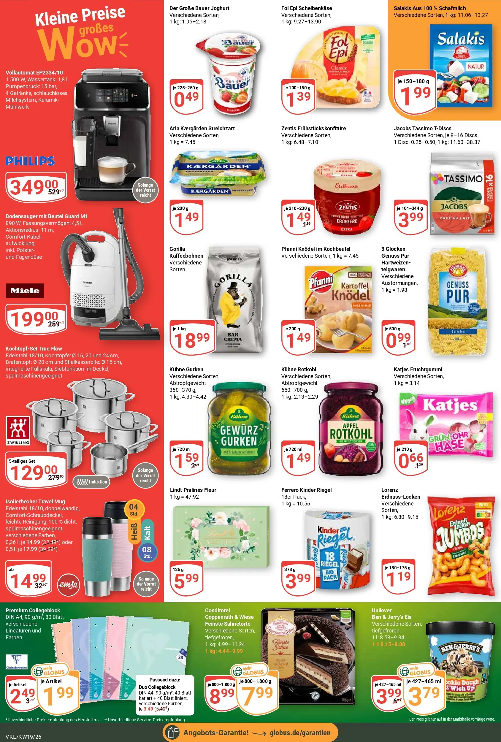 Globus Prospekt Völklingen	 (ab 04.05.2026) » Angebote online | Seite: 6 | Produkte: Miele, Katjes, Salakis, Gurken