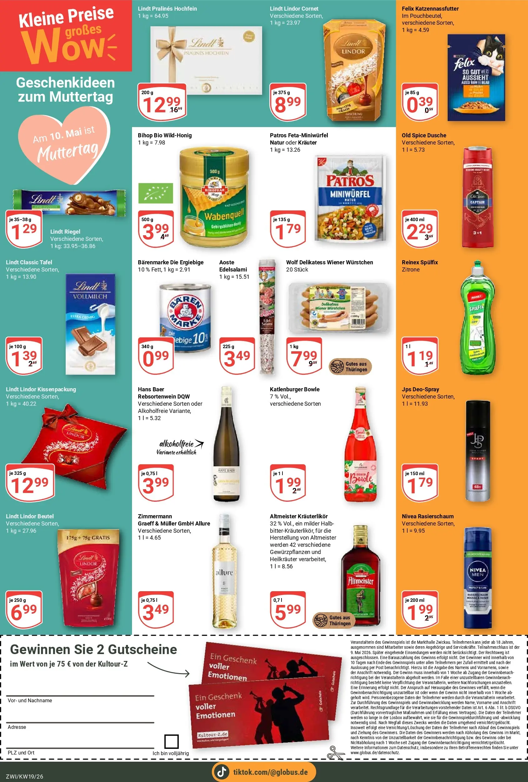 Globus Prospekt Zwickau	 (ab 04.05.2026) » Angebote online | Seite: 7 | Produkte: Wiener wurstchen, Dusche, Patros, Deospray