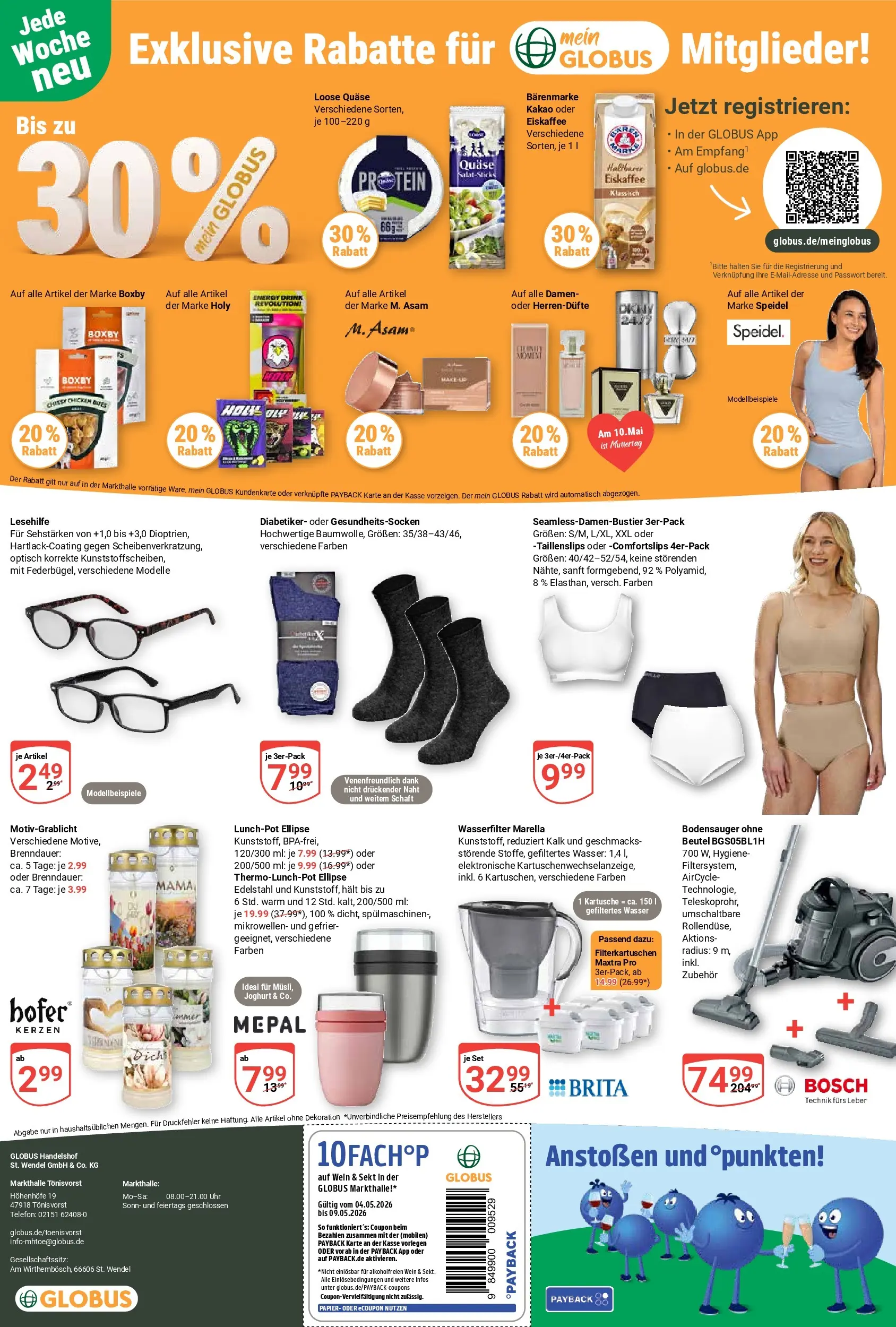 Globus Prospekt Tönisvorst	 (ab 03.05.2026) » Angebote online | Seite: 29 | Produkte: Bosch, Wasser, Wein, Uhr